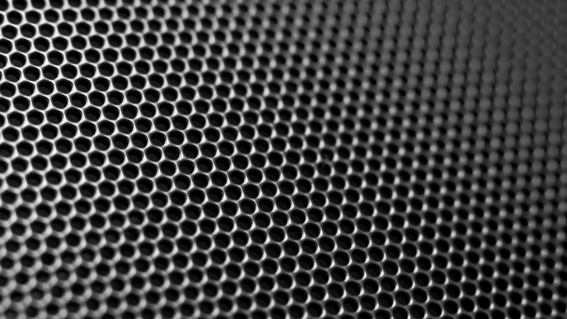 Rete esagonale, Metallo, Prospettiva, Texture, Full HD, sfondo per PC e portatile