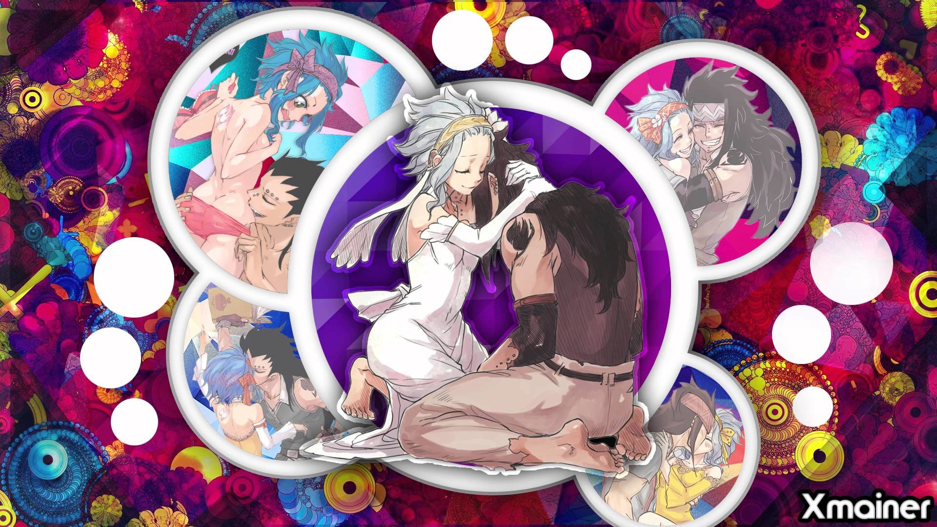 Fairy Tail, Collage, Personaggi anime, Full HD, wallpaper per portatile