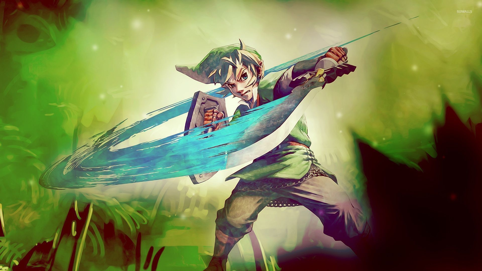 Link, The Legend of Zelda: Skyward Sword, Spada, Attacco, 1920x1080, sfondo per PC