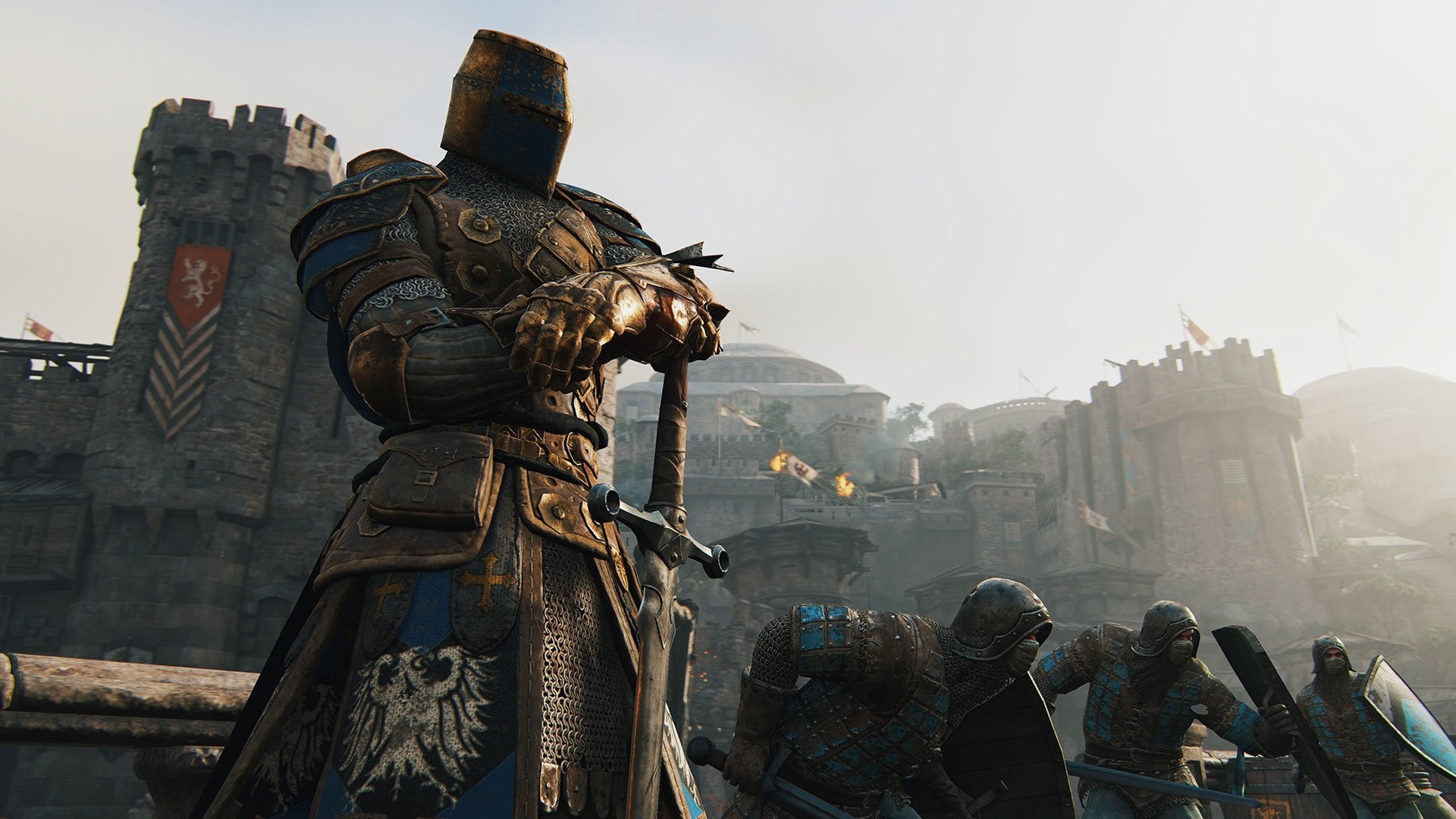 For Honor, Lawbringer, Cavaliere, Castello, Assedio, Full HD, sfondo per PC e portatile