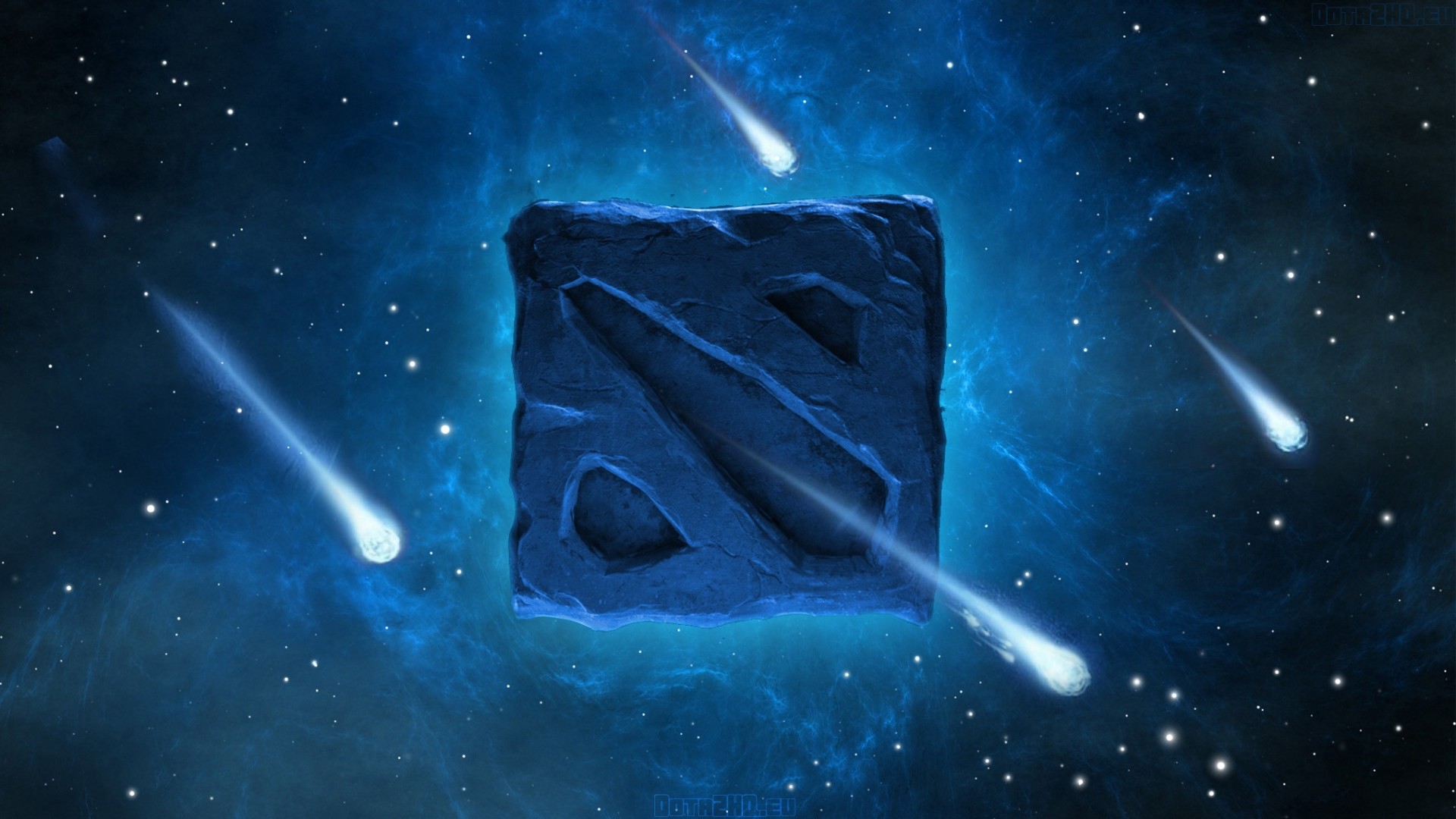 Dota 2, Logo, Meteore, Spazio, Full HD, sfondo per portatile