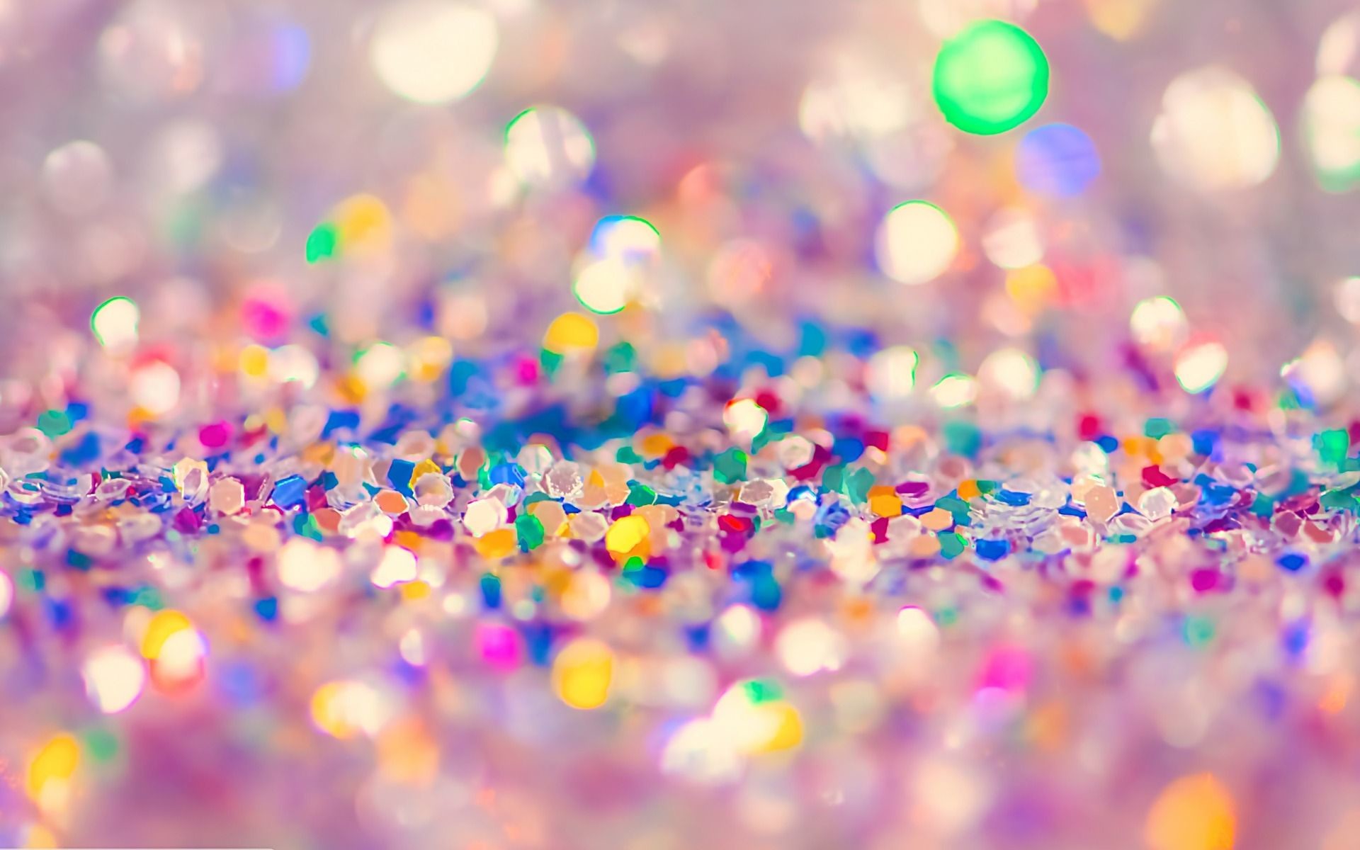 Glitter, Bokeh, Colori vivaci, sfondo Full HD per desktop