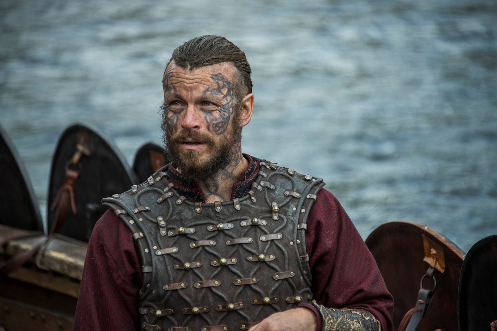 Re Harald Finehair, Vikings, Drakkar, Full HD, sfondo per portatile