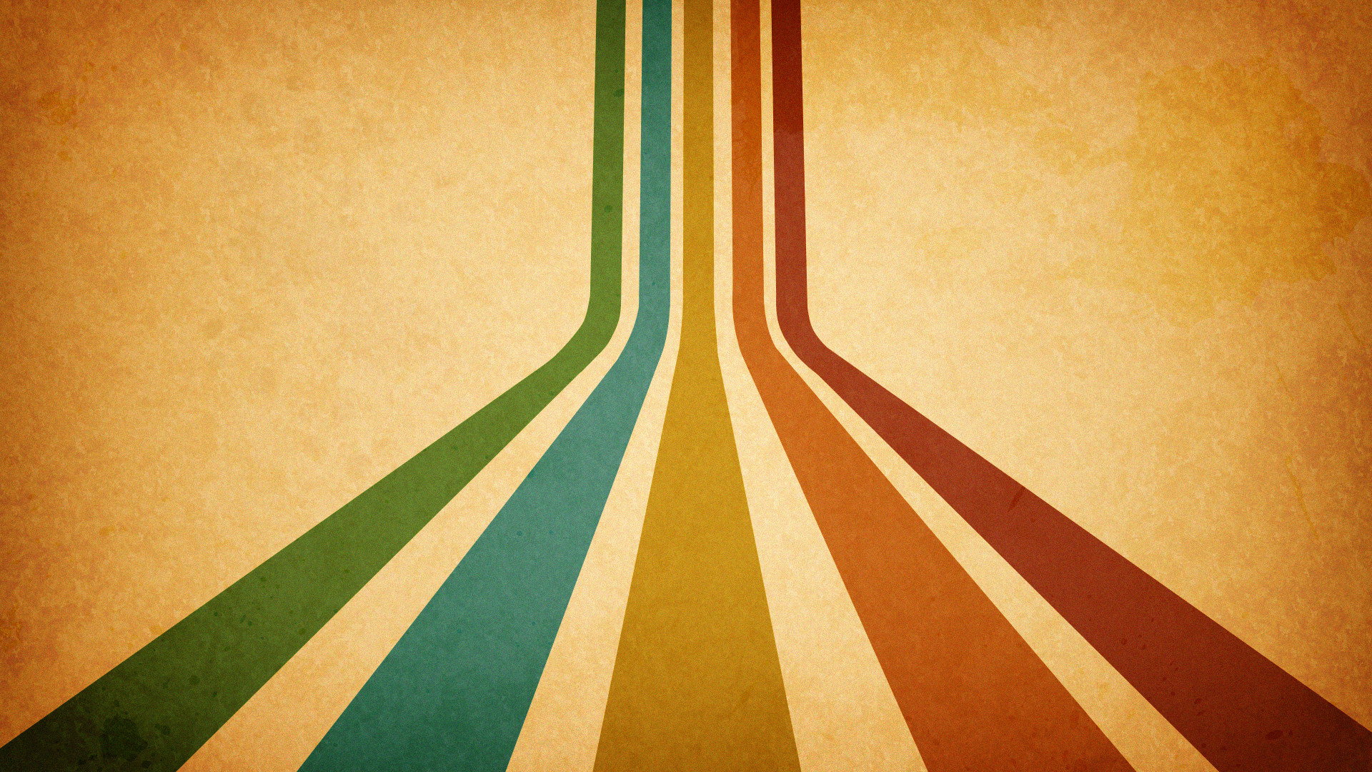 Strisce retrò, Arcobaleno, Anni '70, Carta invecchiata, Full HD, sfondo desktop