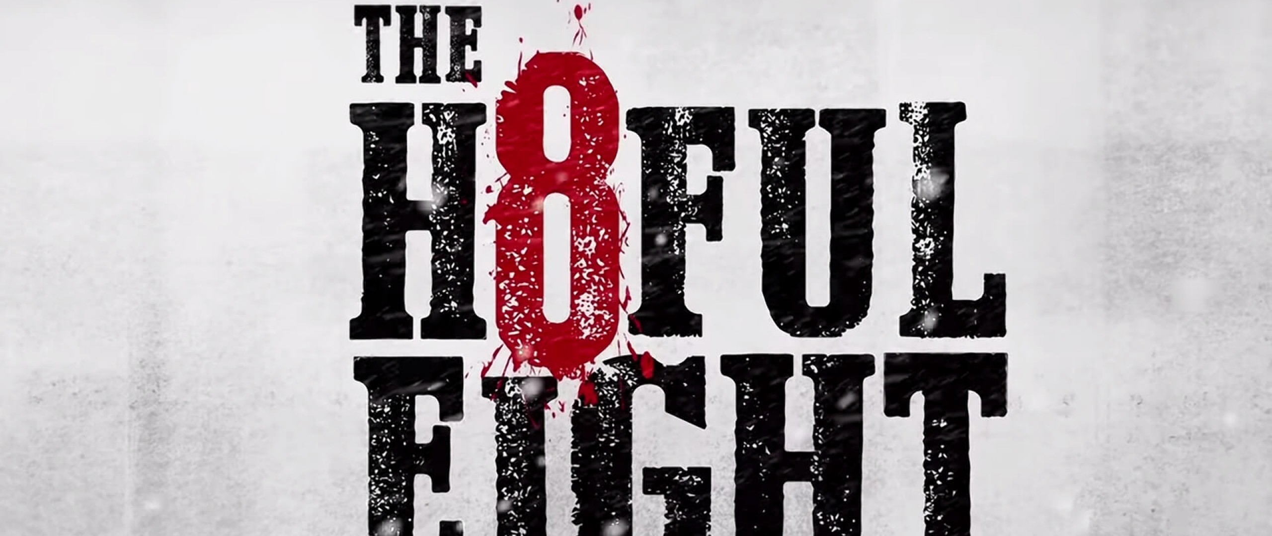 The Hateful Eight, Logo, Titolo, Sangue, Full HD, sfondo desktop