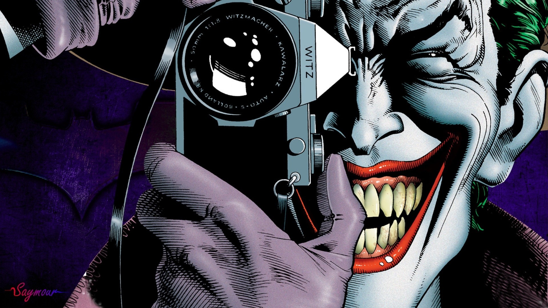 Joker, Batman: The Killing Joke, Macchina fotografica, Fumetto, Full HD, sfondo per PC e portatile