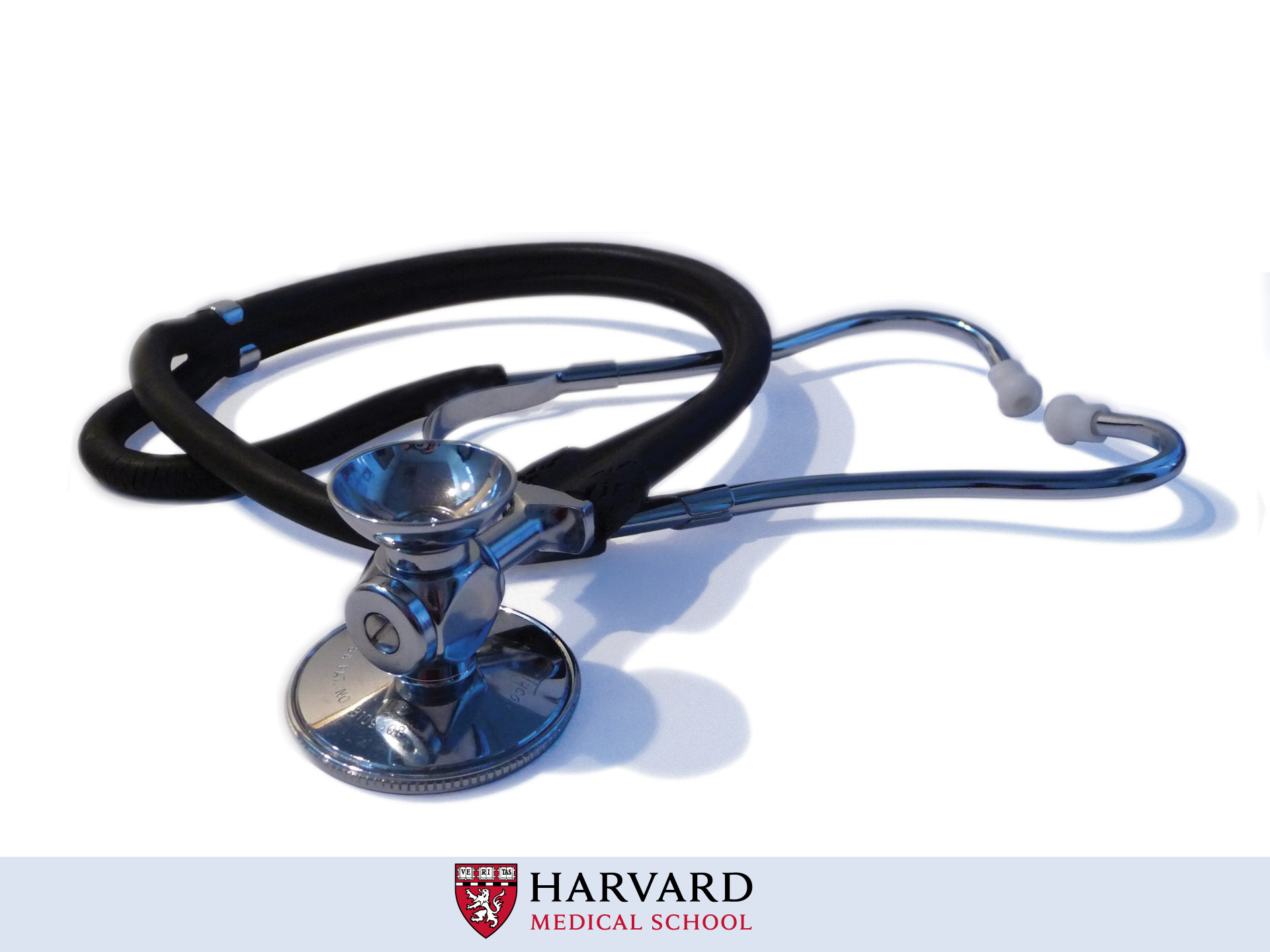 Stetoscopio, Harvard Medical School, Sfondo bianco, Full HD, schermata di blocco iPad
