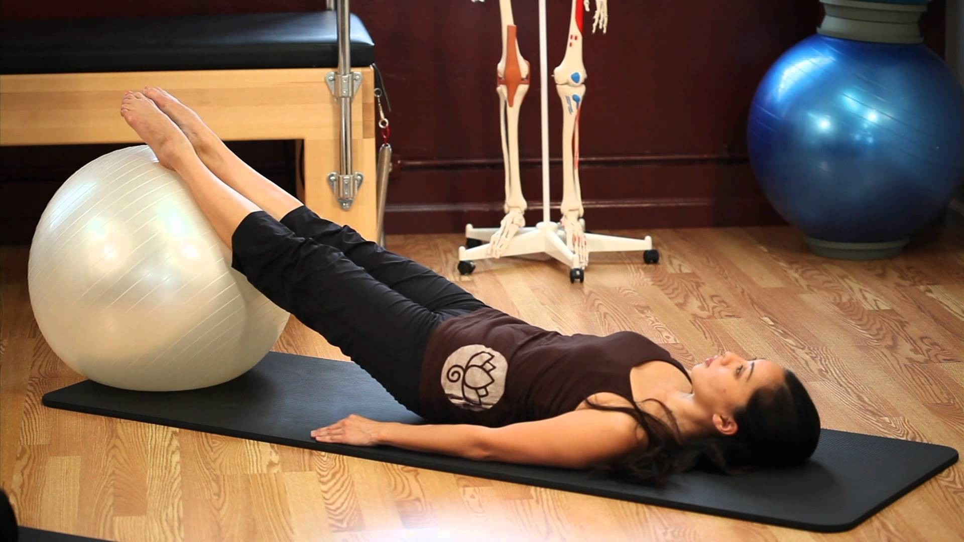 Pilates, Palla svizzera, Tappetino, Studio, Full HD, sfondo per portatile