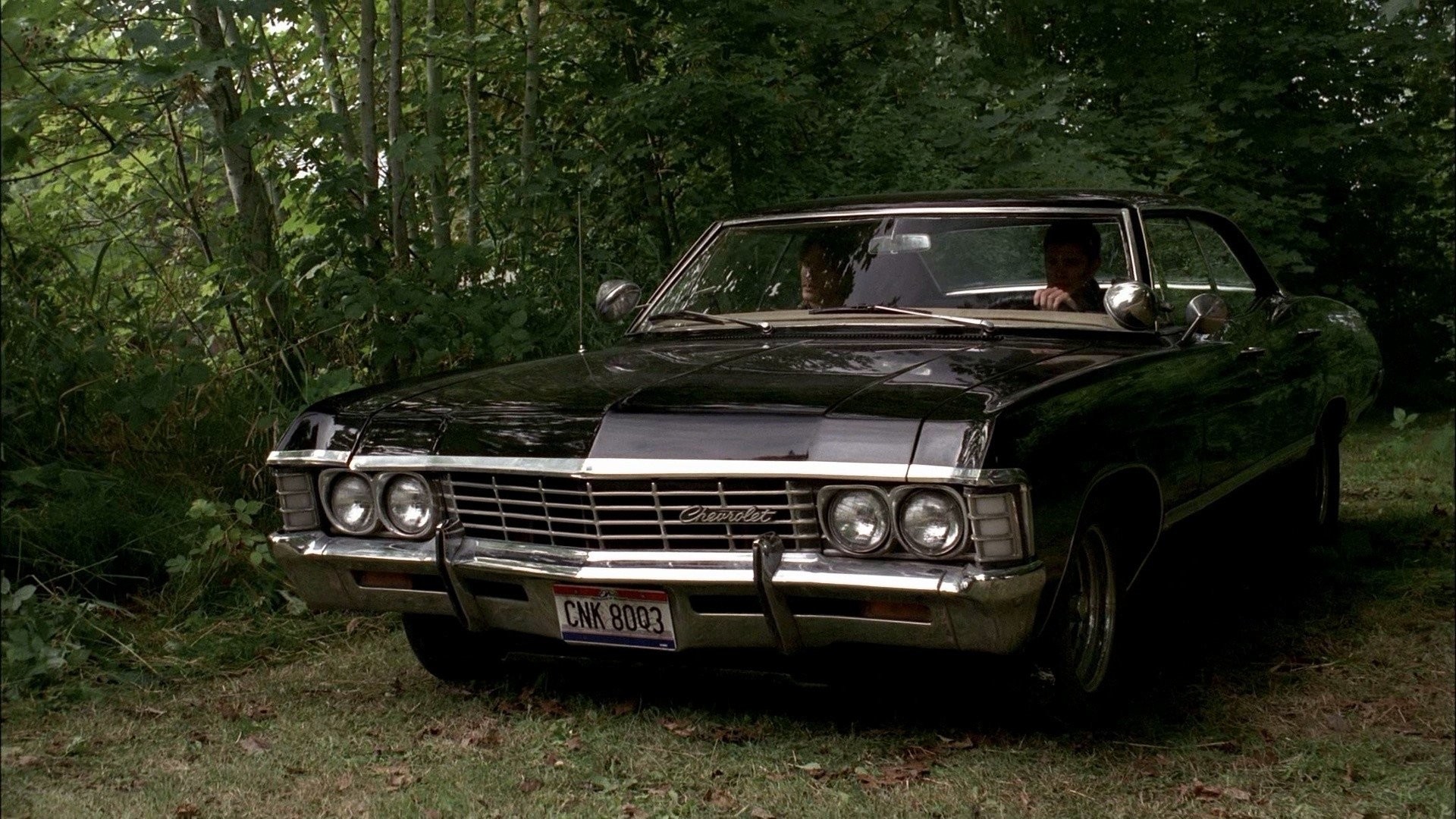 Chevrolet Impala 1967, Supernatural, Bosco, Auto d'epoca, 1920x1080, immagine di sfondo