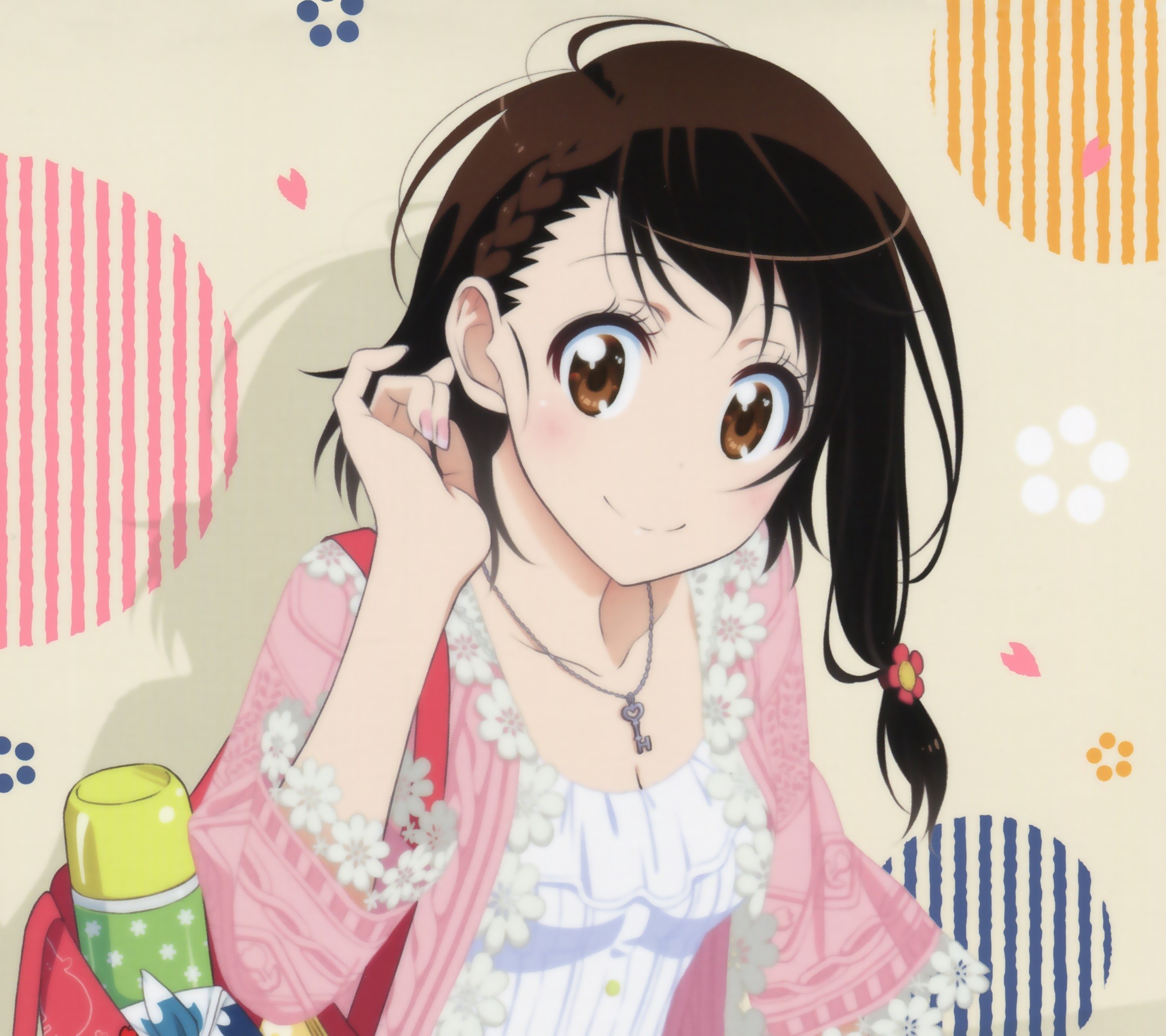 Kosaki Onodera, Nisekoi, Anime, Pastello, Full HD, schermata di blocco iPad