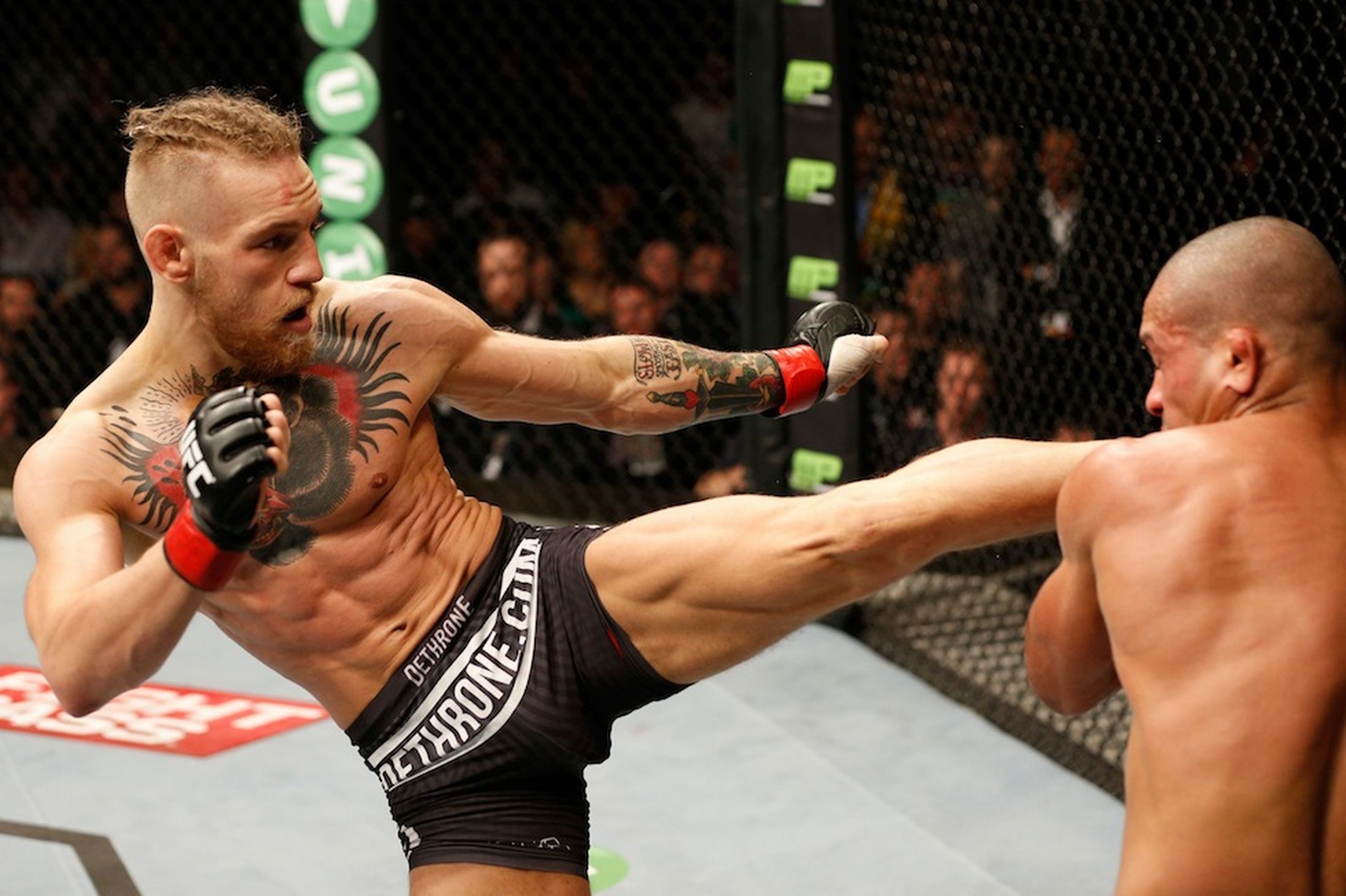 Conor McGregor, Calcio, Ottagono, Combattimento, Full HD, wallpaper desktop