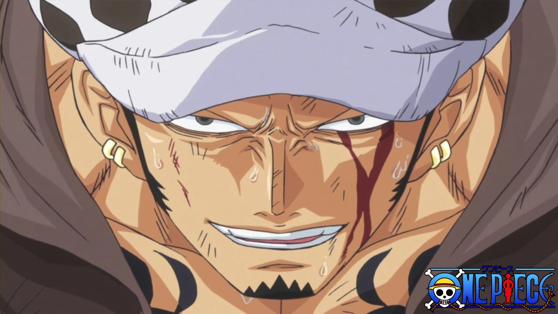 Trafalgar Law, One Piece, Primo piano, Ferita, Full HD, sfondo per portatile