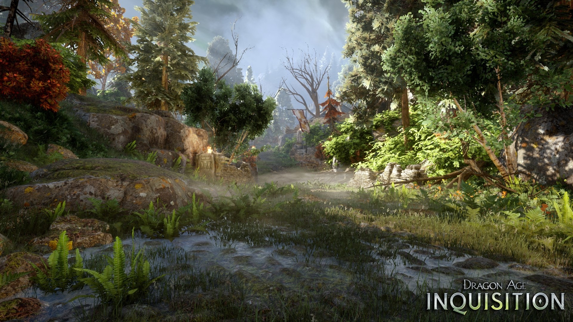 Dragon Age: Inquisition, Foresta, Sentiero, Paesaggio, 1920x1080, sfondo per PC