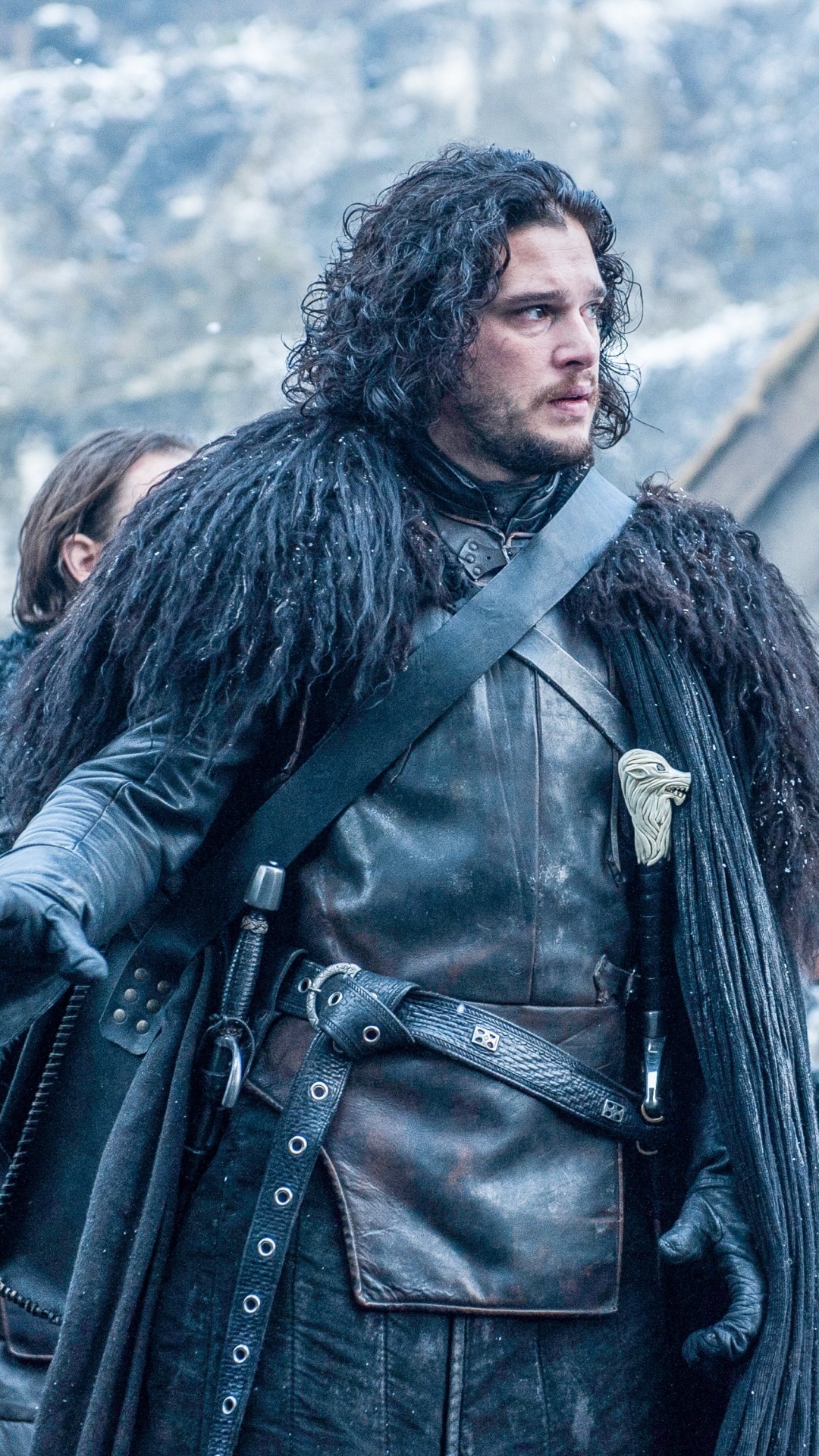 Jon Snow, Kit Harington, Il Trono di Spade, Neve, sfondo per iPhone e Android
