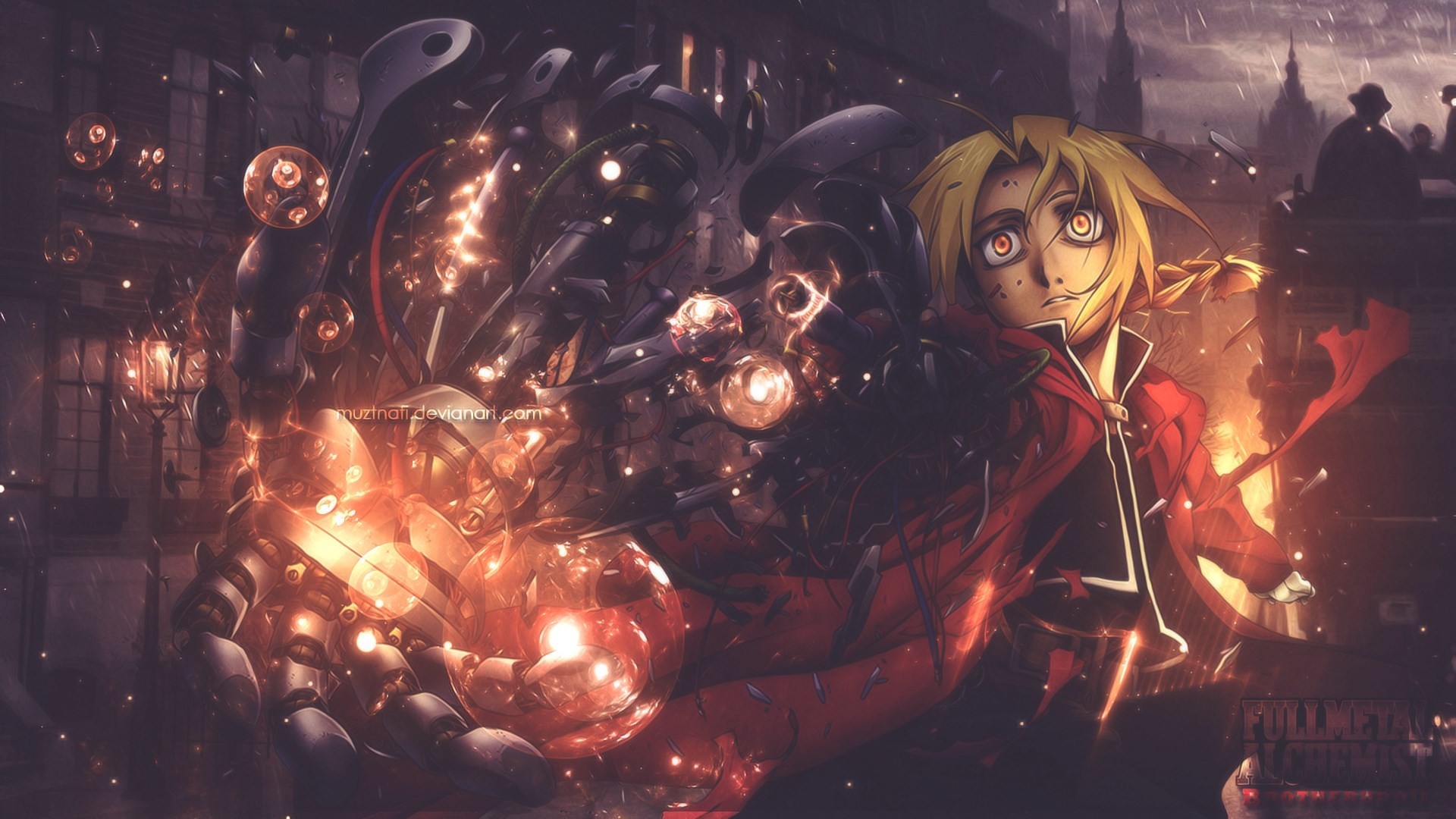 Edward Elric, Fullmetal Alchemist, Steampunk, Full HD, wallpaper per computer