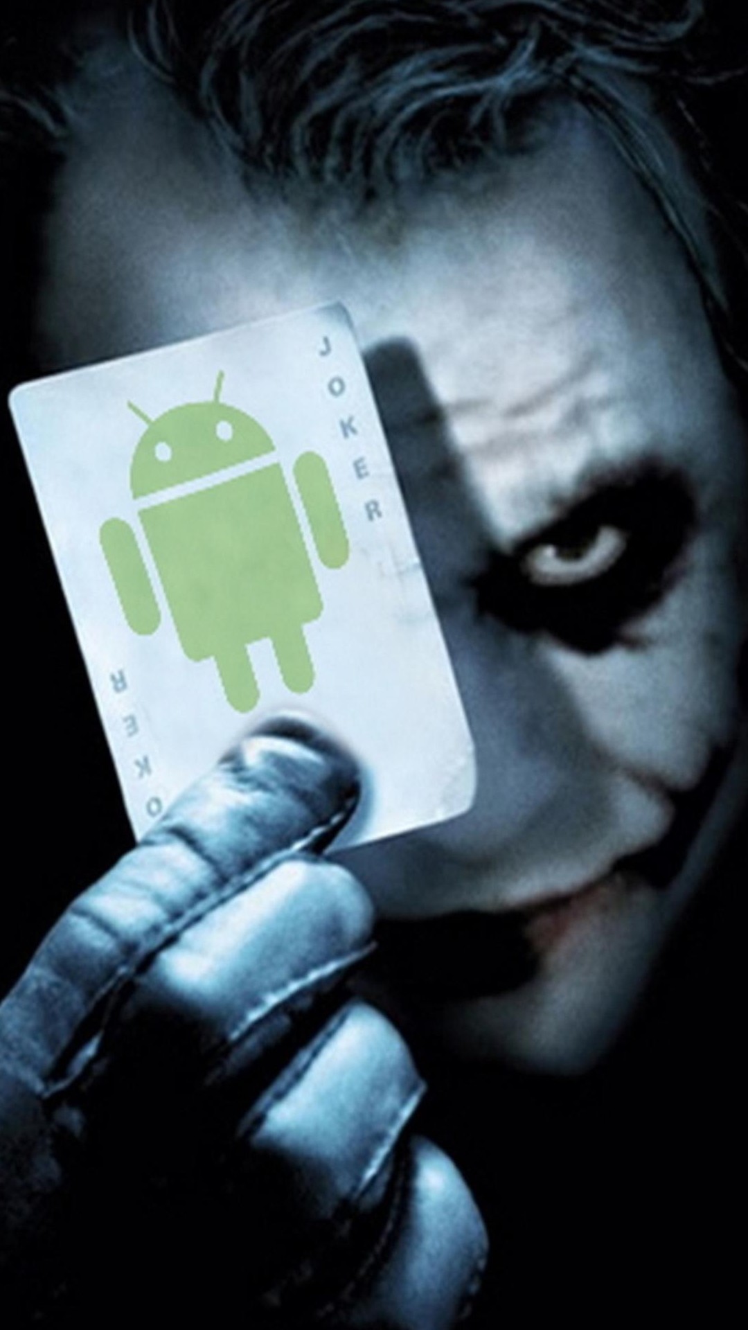 Joker, Heath Ledger, Il cavaliere oscuro, Carta Android, Full HD, schermata di blocco del cellulare