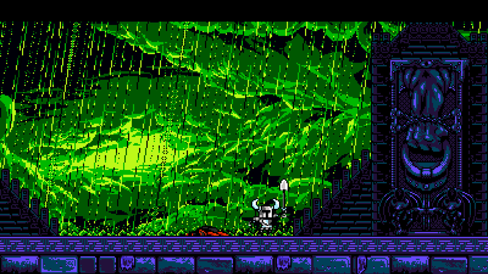 Shovel Knight, Pixel art, Verde, Platform, 1920x1080, wallpaper desktop
