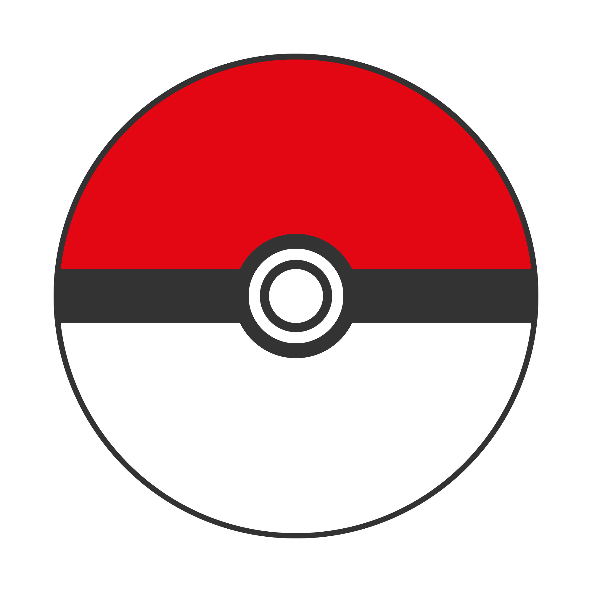 Poké Ball, Pokémon, Minimalista, Sfondo bianco, Full HD, schermata di blocco iPad
