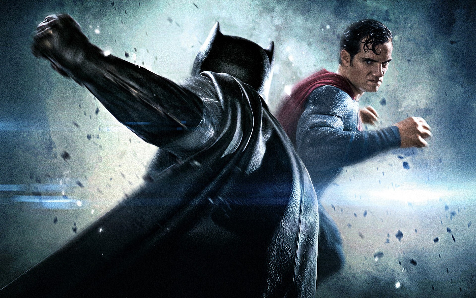 Batman, Superman, Henry Cavill, Combattimento, 16:10 Full HD, sfondo widescreen