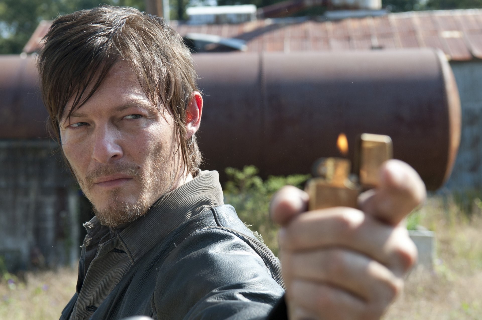 Daryl Dixon, Norman Reedus, The Walking Dead, Accendino, Full HD, sfondo desktop