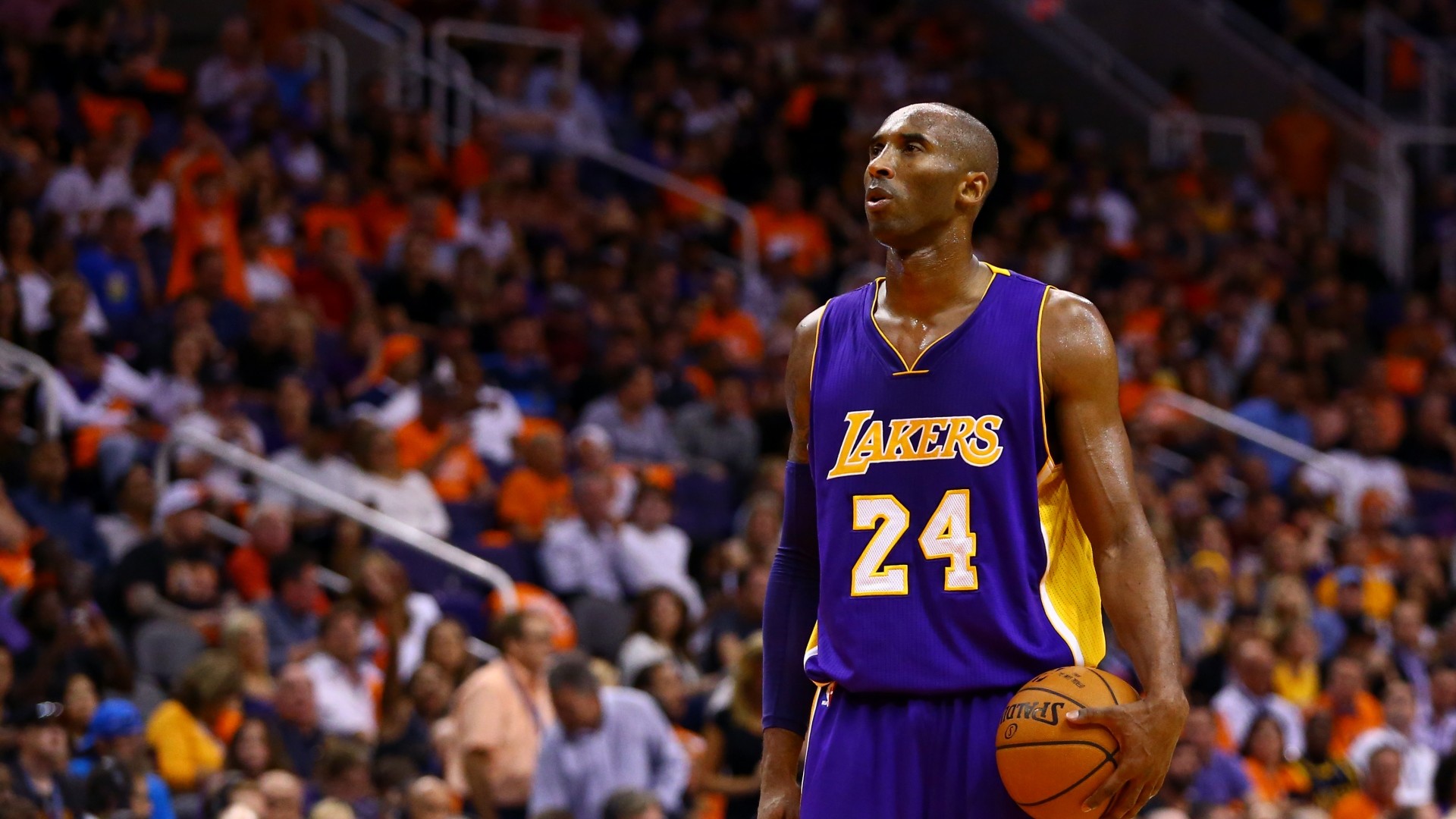 Kobe Bryant, Los Angeles Lakers, Arena, NBA, Pubblico, 1920x1080, sfondo per PC