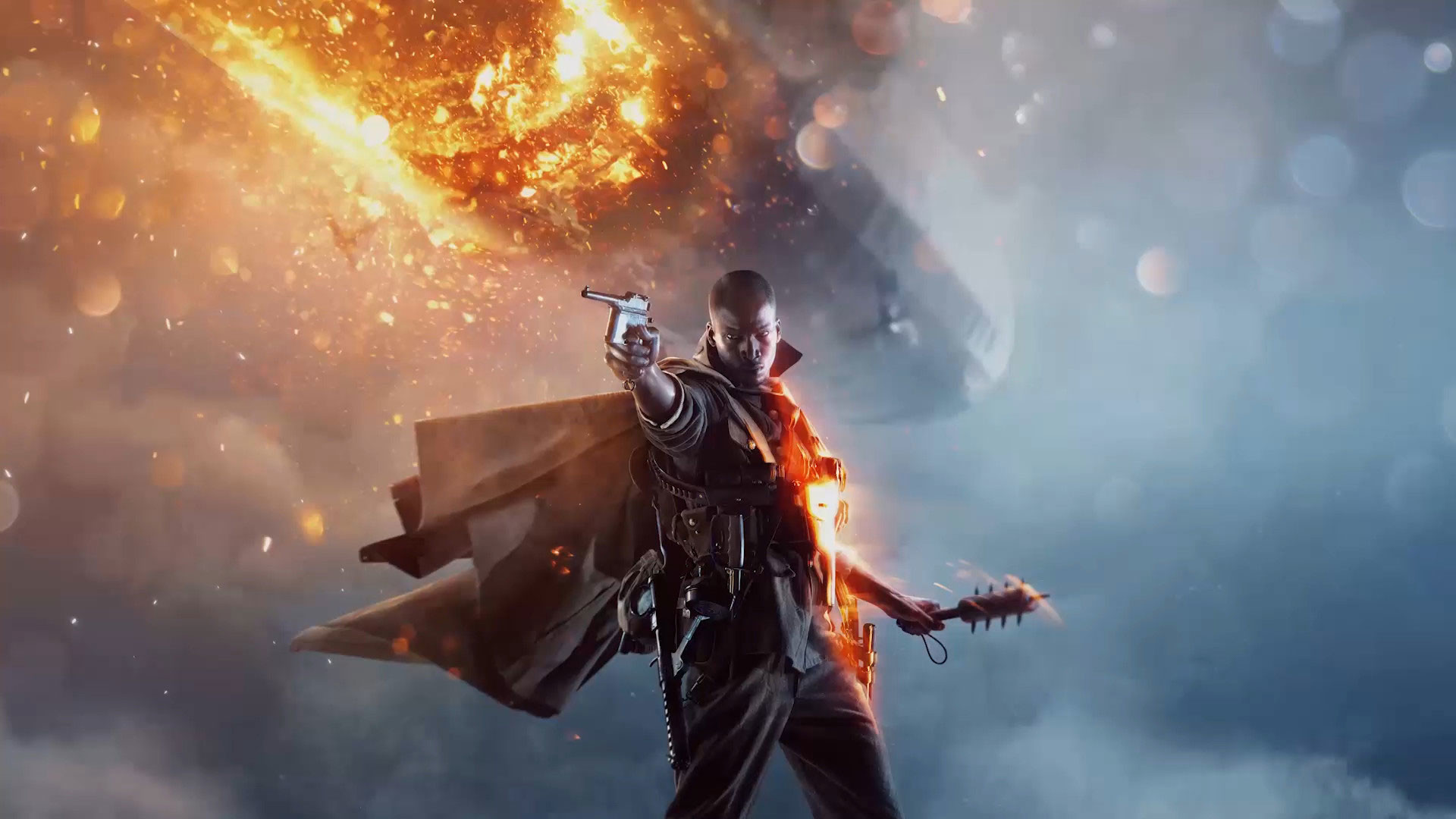 Battlefield 1, Soldato, Esplosione, Prima guerra mondiale, Full HD 1080p, sfondo desktop