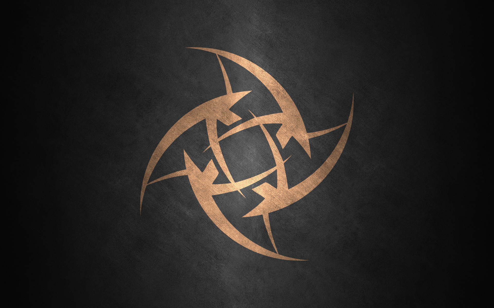 Ninjas in Pyjamas, Esports, Logo, Rame, Grigio scuro, 1920x1200, wallpaper desktop