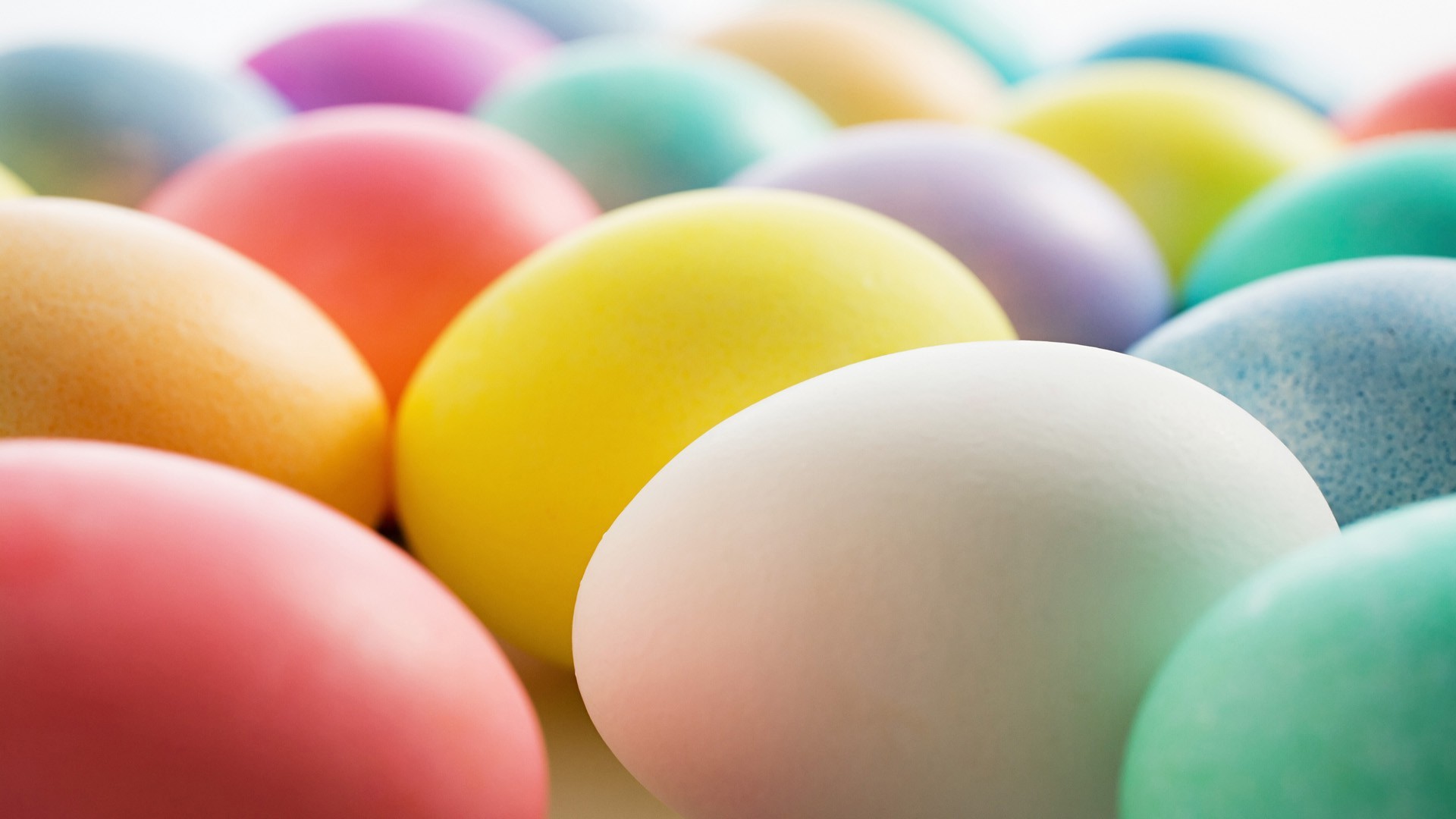 Uova di Pasqua, Colori pastello, Primo piano, 1920x1080, sfondo per PC