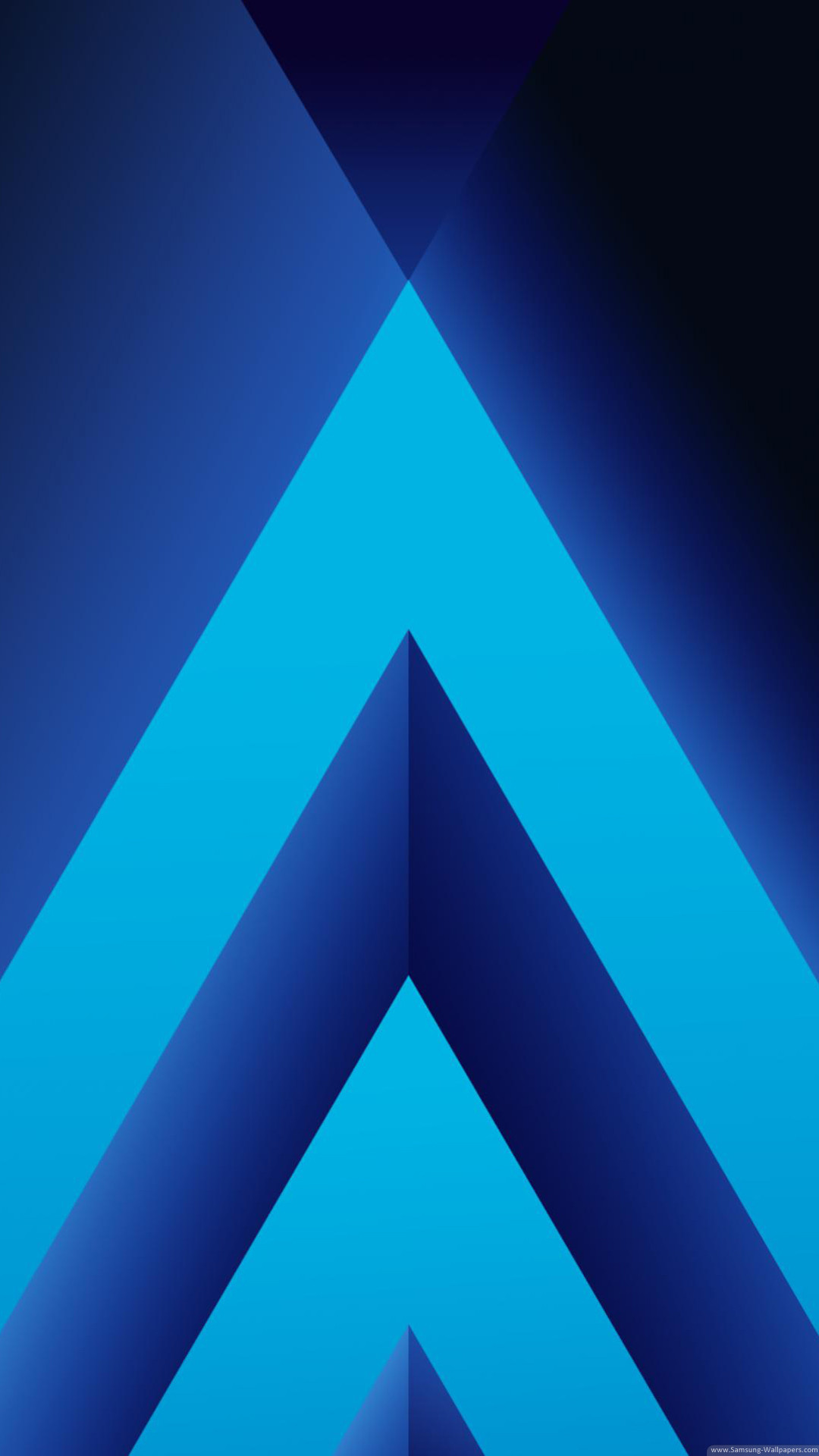 Galaxy A, Geometrico, Azzurro, sfondo Samsung Galaxy