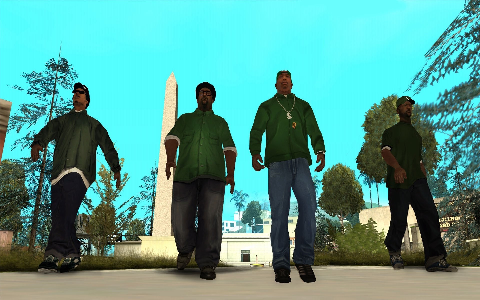 Carl Johnson (CJ), Big Smoke, Ryder, Sweet, GTA San Andreas, 1920x1200, immagine di sfondo