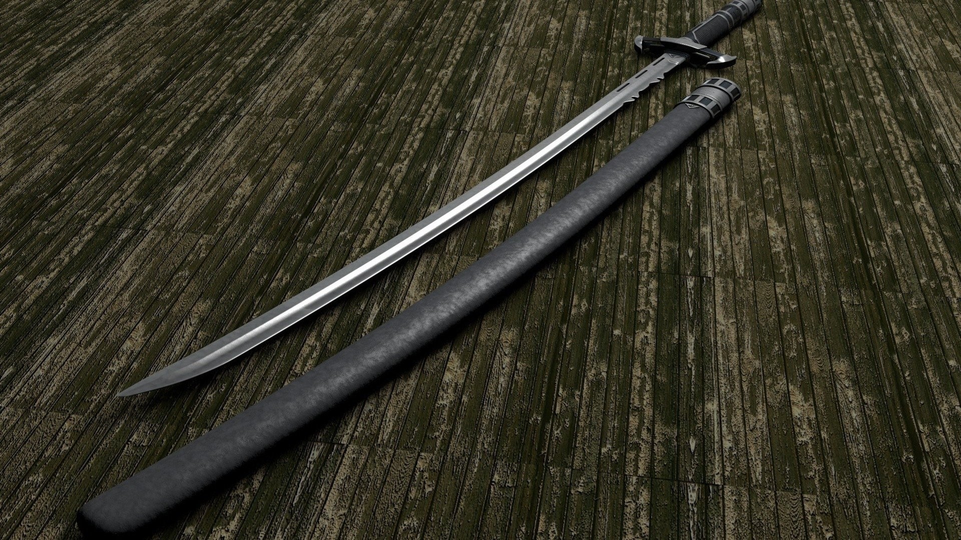 Katana, Saya, Legno, Full HD 1080p, sfondo desktop
