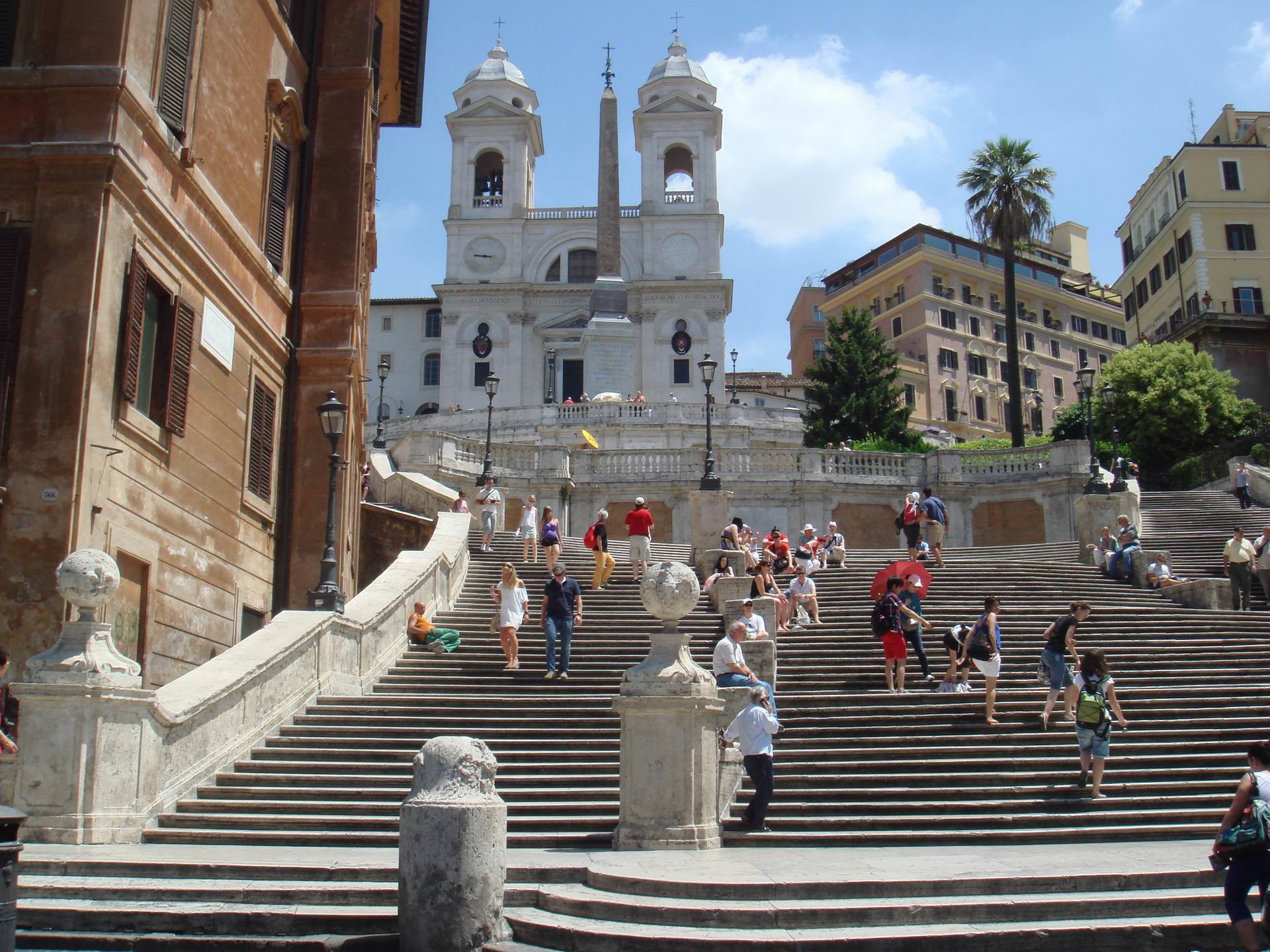 Scalinata di Trinità dei Monti, Piazza di Spagna, Trinità dei Monti, Roma, schermata di blocco iPad