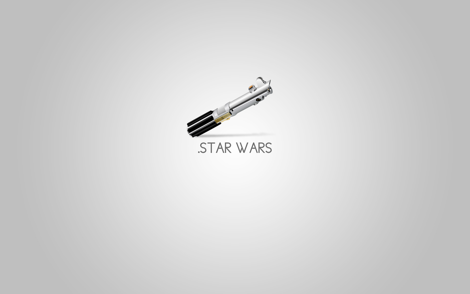 Spada laser, Star Wars, Logo, Grigio, 1920x1200, sfondo per PC
