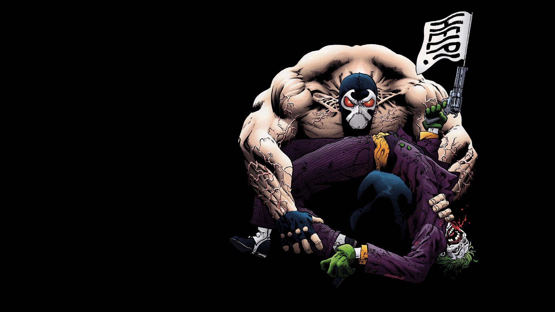 Joker, Bane, DC Comics, Fumetto, Full HD, sfondo Windows 11