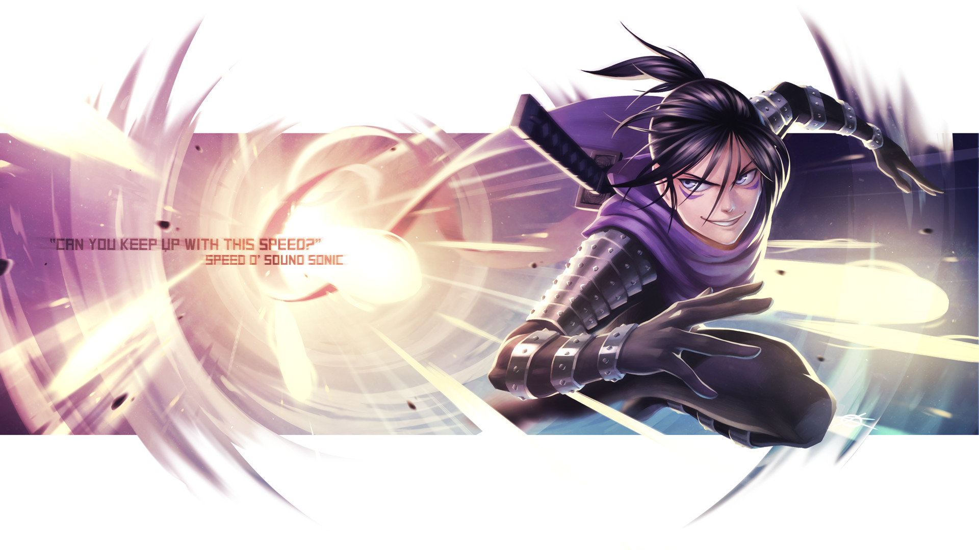 Speed-o'-Sound Sonic, One Punch Man, Ninja, Velocità, Full HD, sfondo desktop