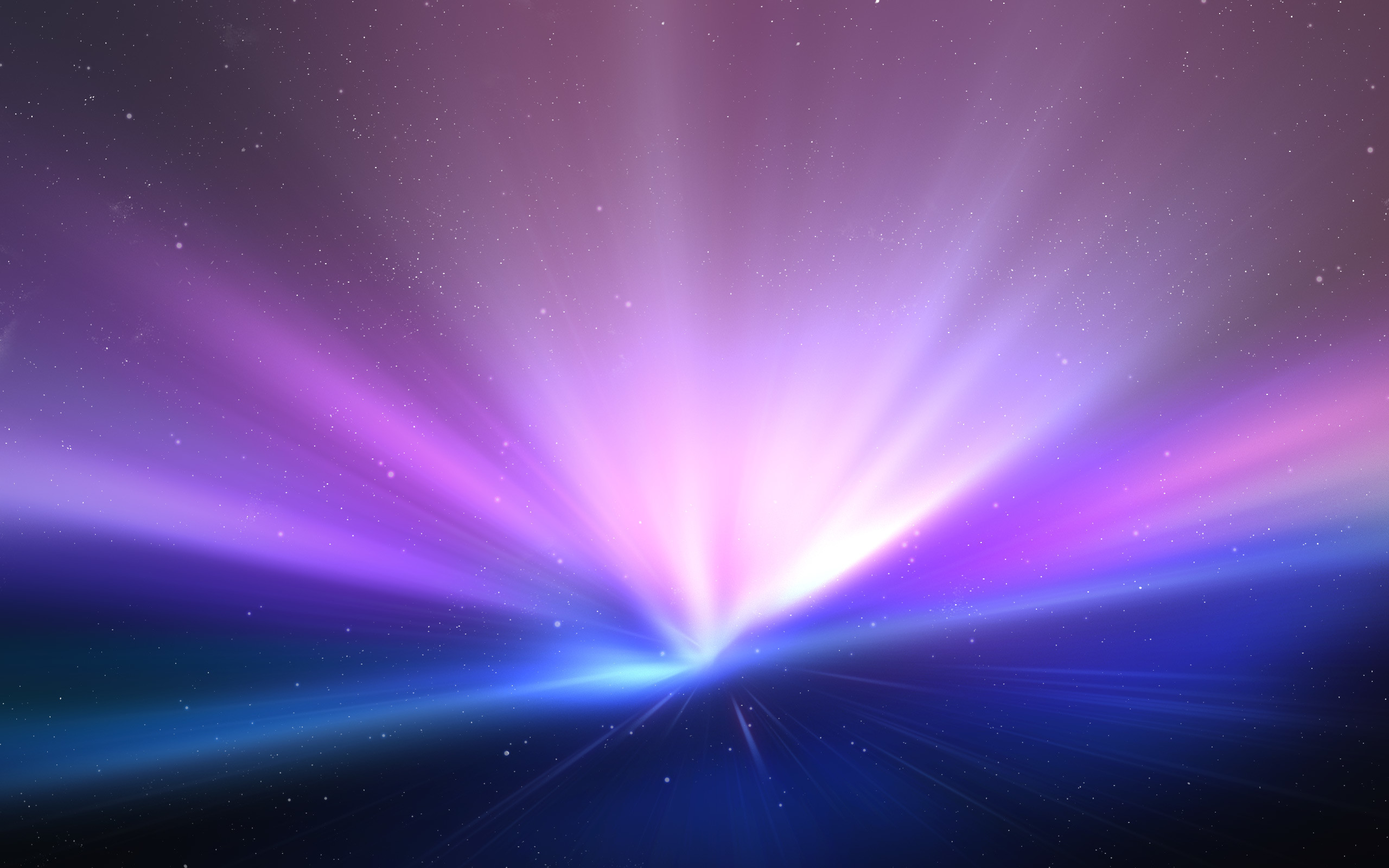 Aurora, Mac OS X Leopard, Viola, Raggi di luce, 2560x1600, immagine di sfondo