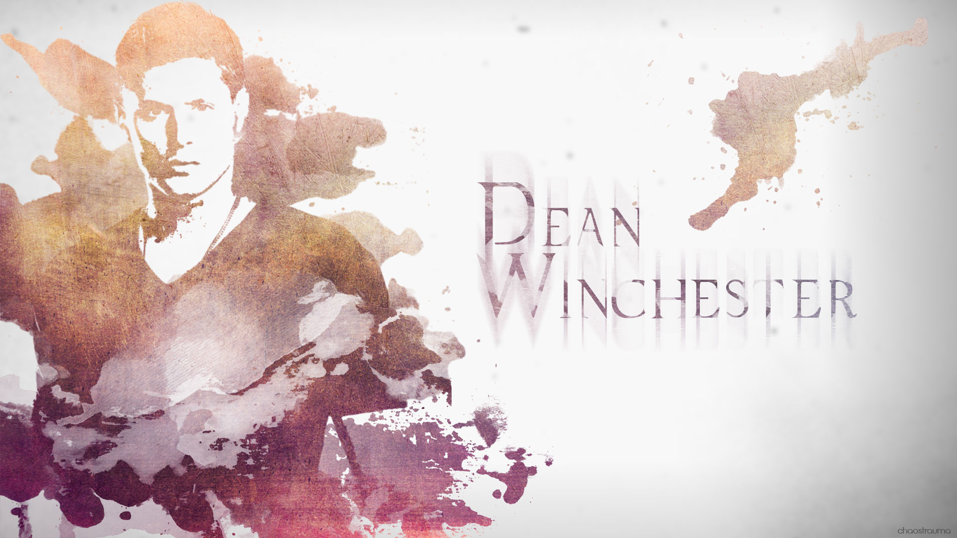Dean Winchester, Supernatural, Acquerello, Full HD 1080p, sfondo desktop