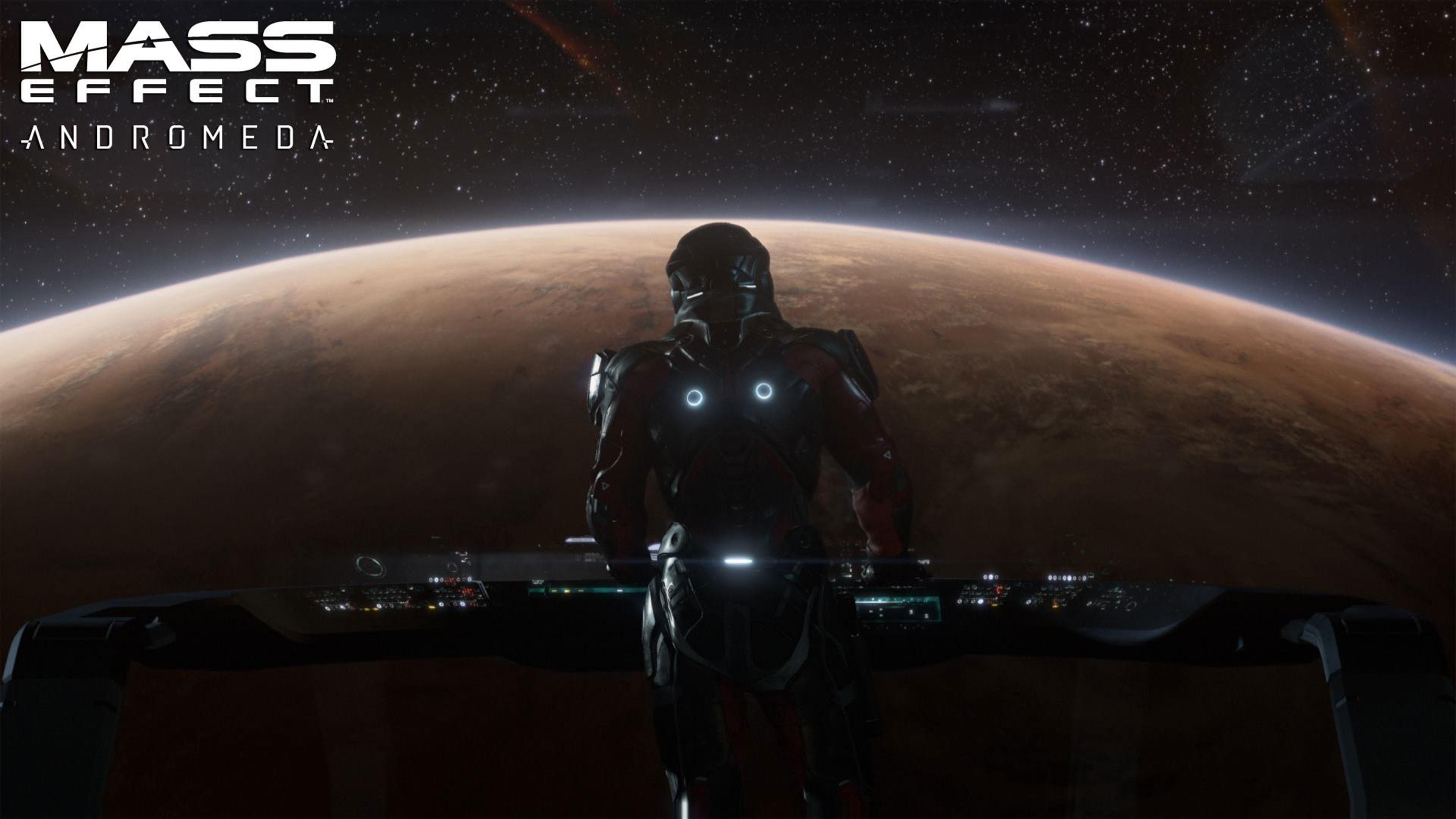 Mass Effect: Andromeda, Ryder, Tempest, Pianeta, Logo, 4K 2160p, sfondo desktop