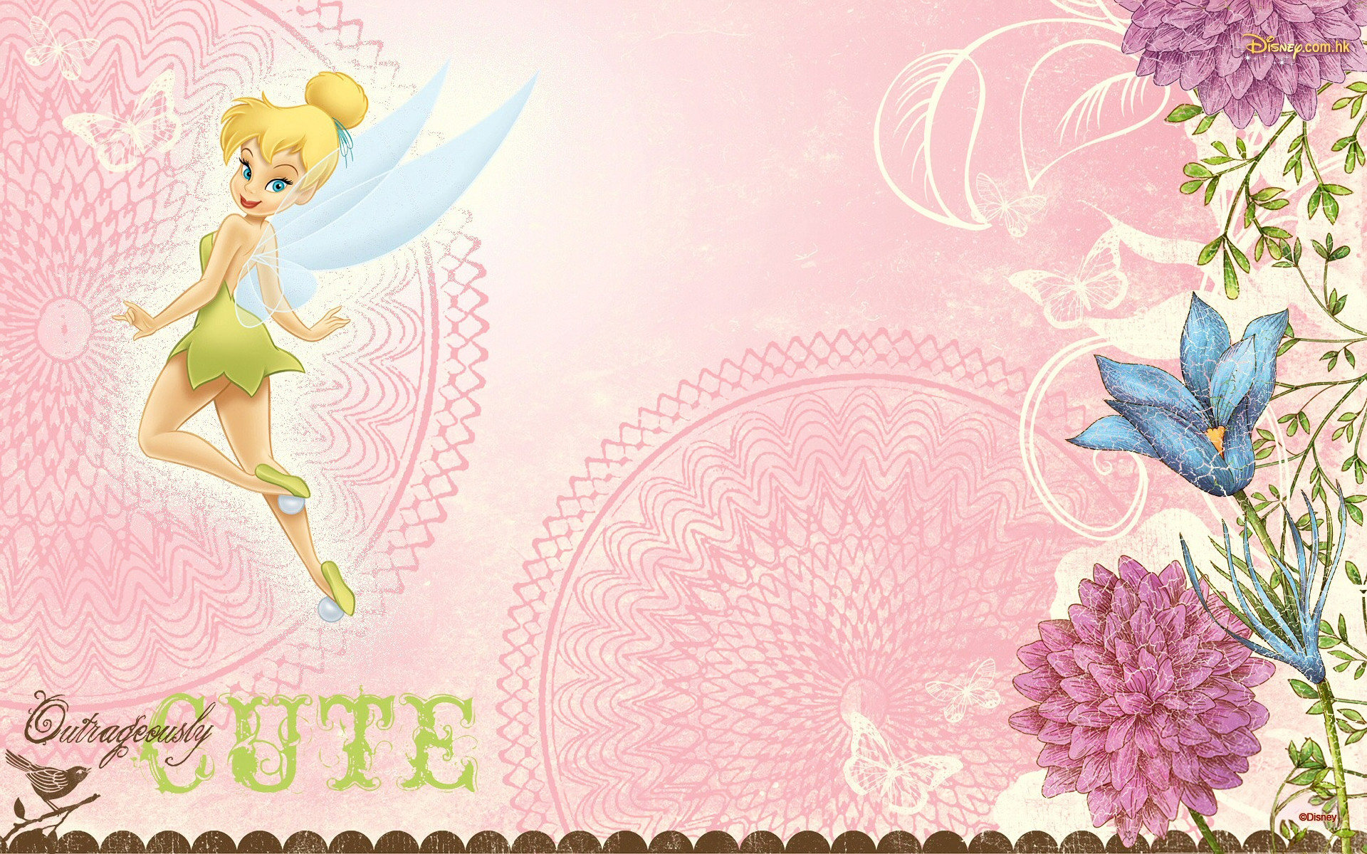 Trilli, Tinker Bell, Fiori, Rosa, 1920x1200, wallpaper desktop
