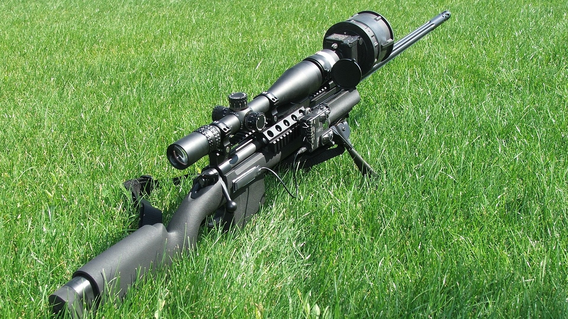 Fucile di precisione, Mirino, Prato, Full HD, sfondo per portatile