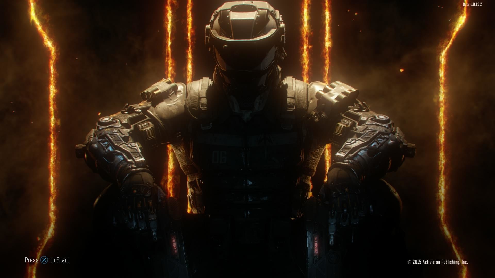 Call of Duty: Black Ops III, Soldato, Schermata iniziale, Luci arancioni, sfondo desktop 1080p