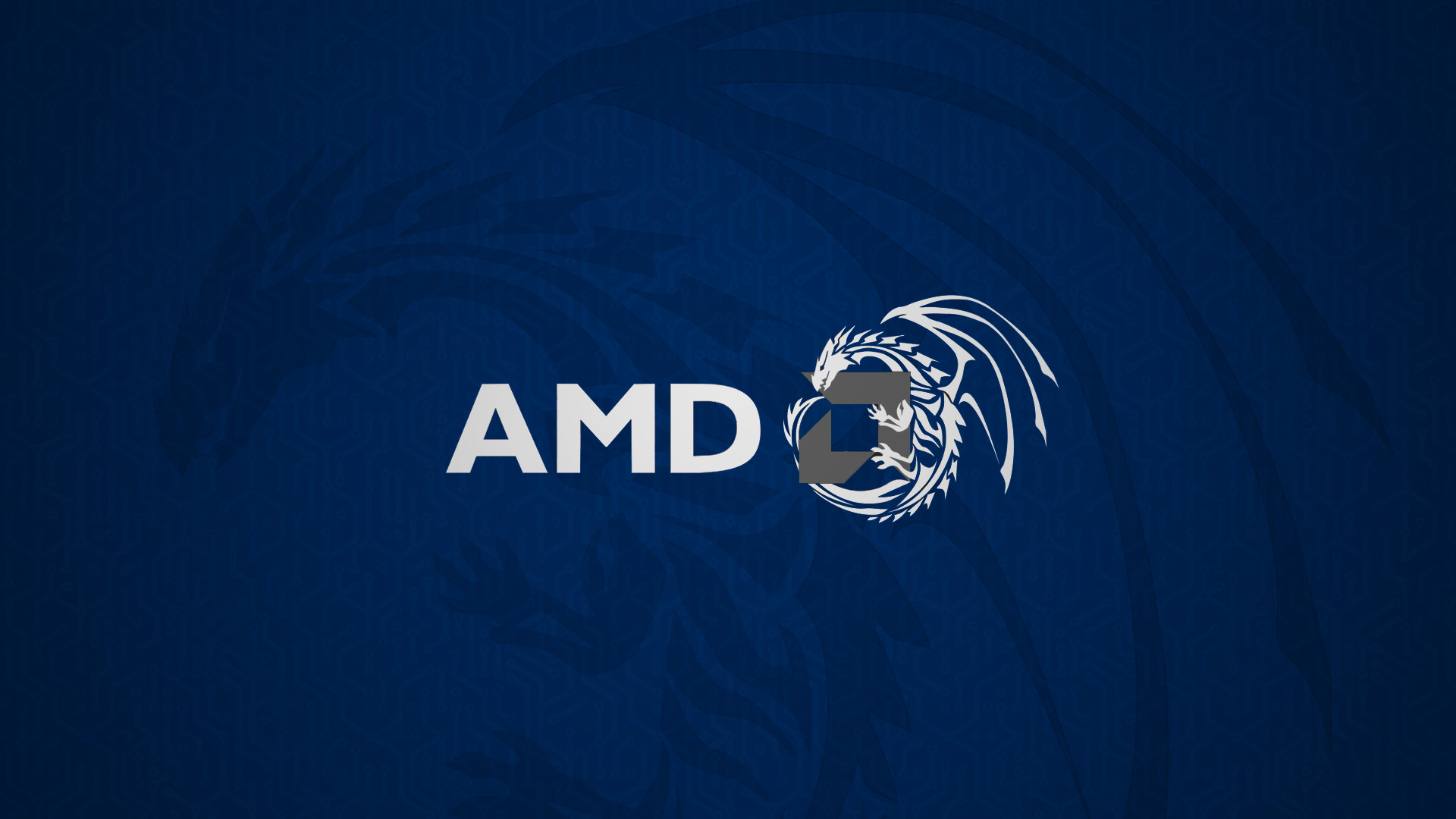 AMD, Drago, Blu, Full HD 1080p, sfondo desktop