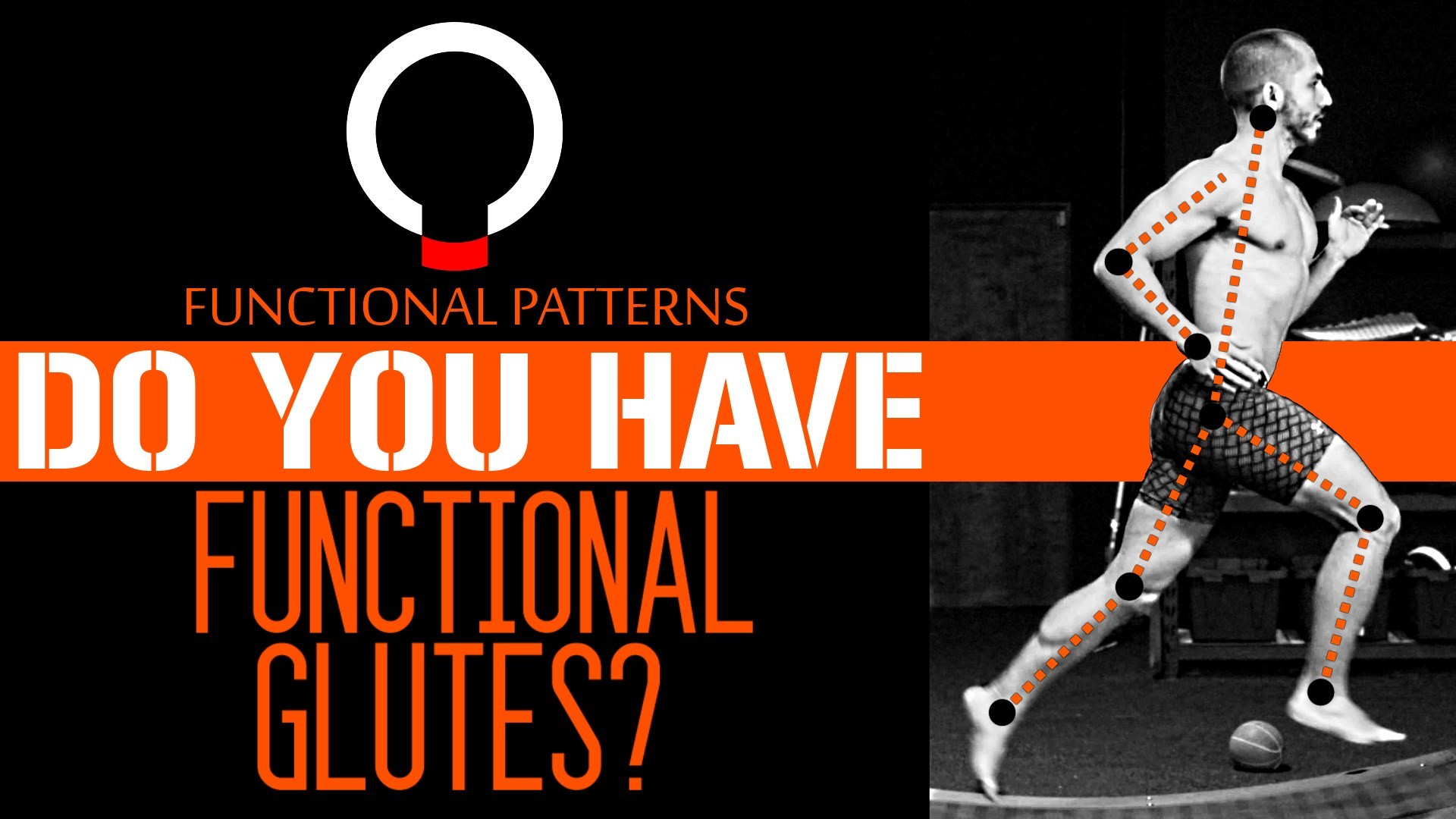 Functional Patterns, Glutei, Biomeccanica, Arancione, 1920x1080, sfondo per PC