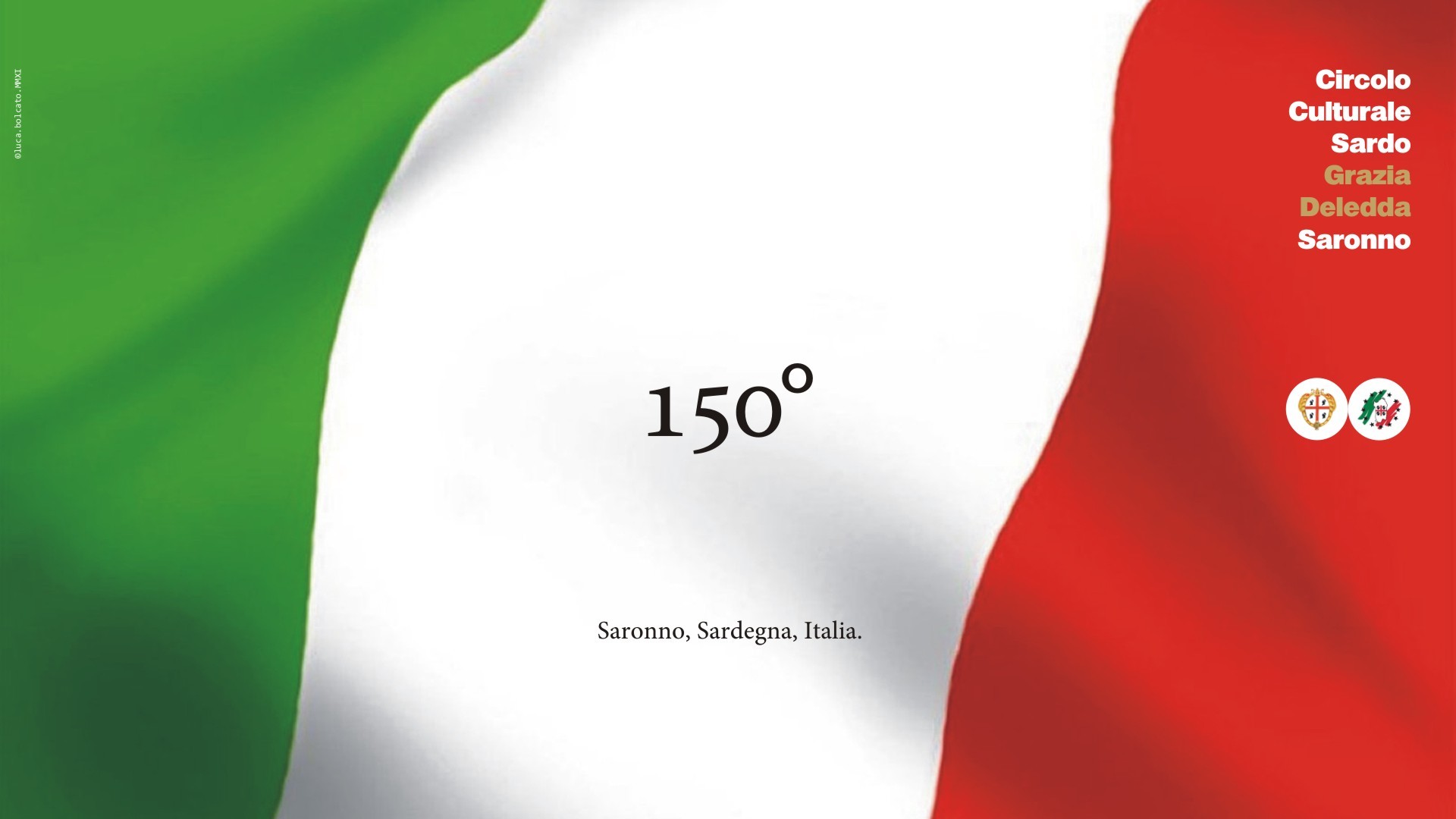 150° Unità d'Italia, Bandiera italiana, Tricolore, Italia, Full HD, sfondo per PC e portatile
