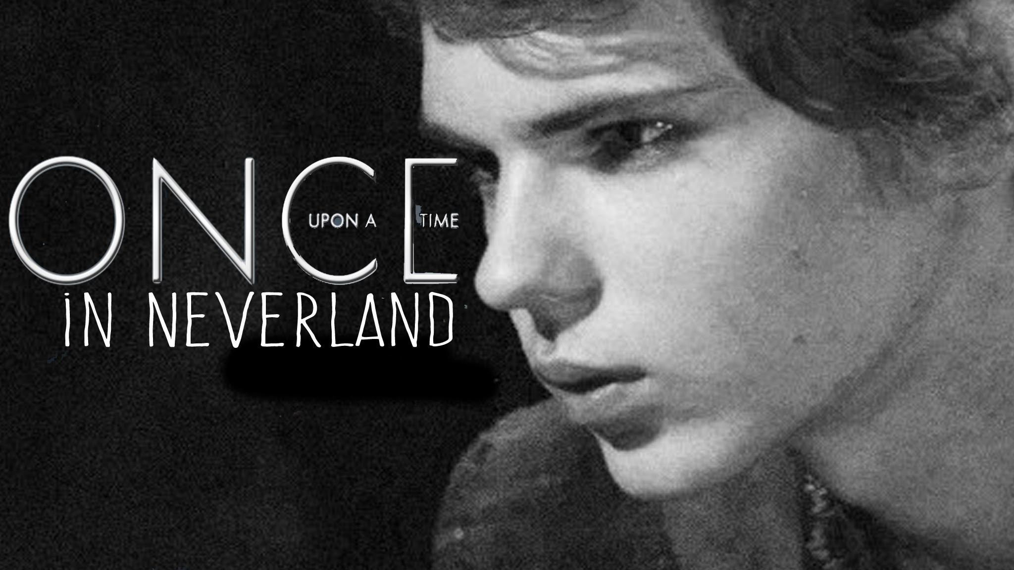 Peter Pan, Robbie Kay, C'era una volta, Neverland, Bianco e nero, sfondo 16:9 Full HD