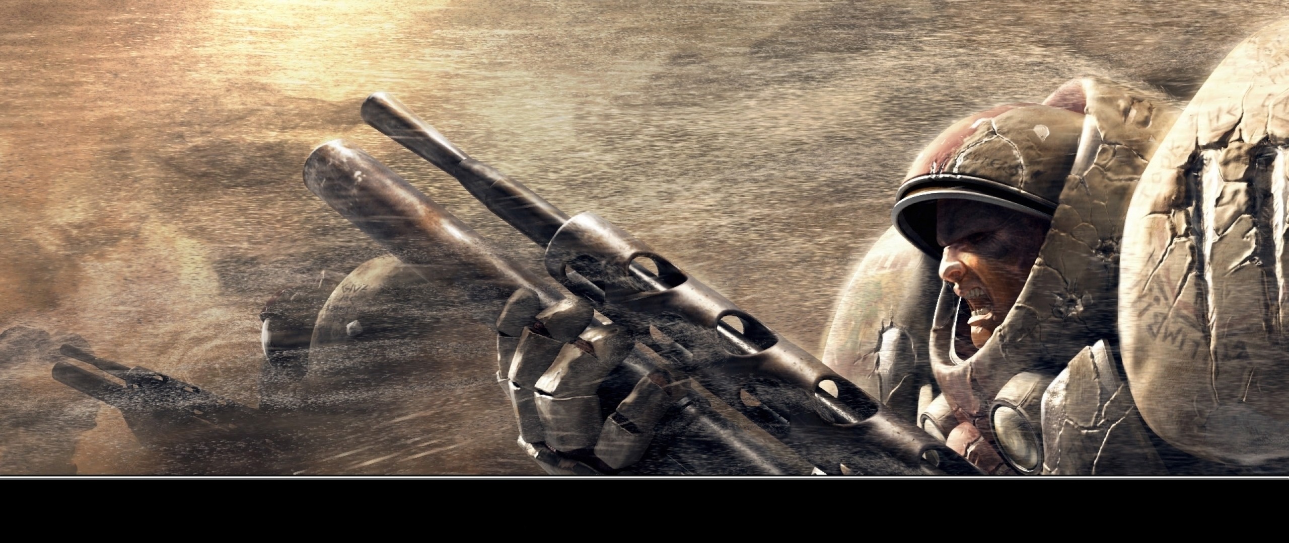 StarCraft, Marine terrestre, Fucile, Seppia, 2560x1080, immagine di sfondo