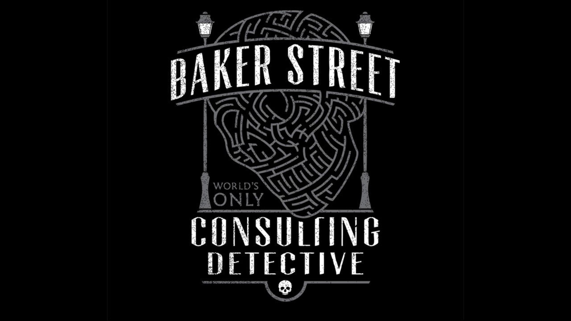 Baker Street, Sherlock, Consulente investigativo, Tipografia, Nero, sfondo desktop 1920x1080