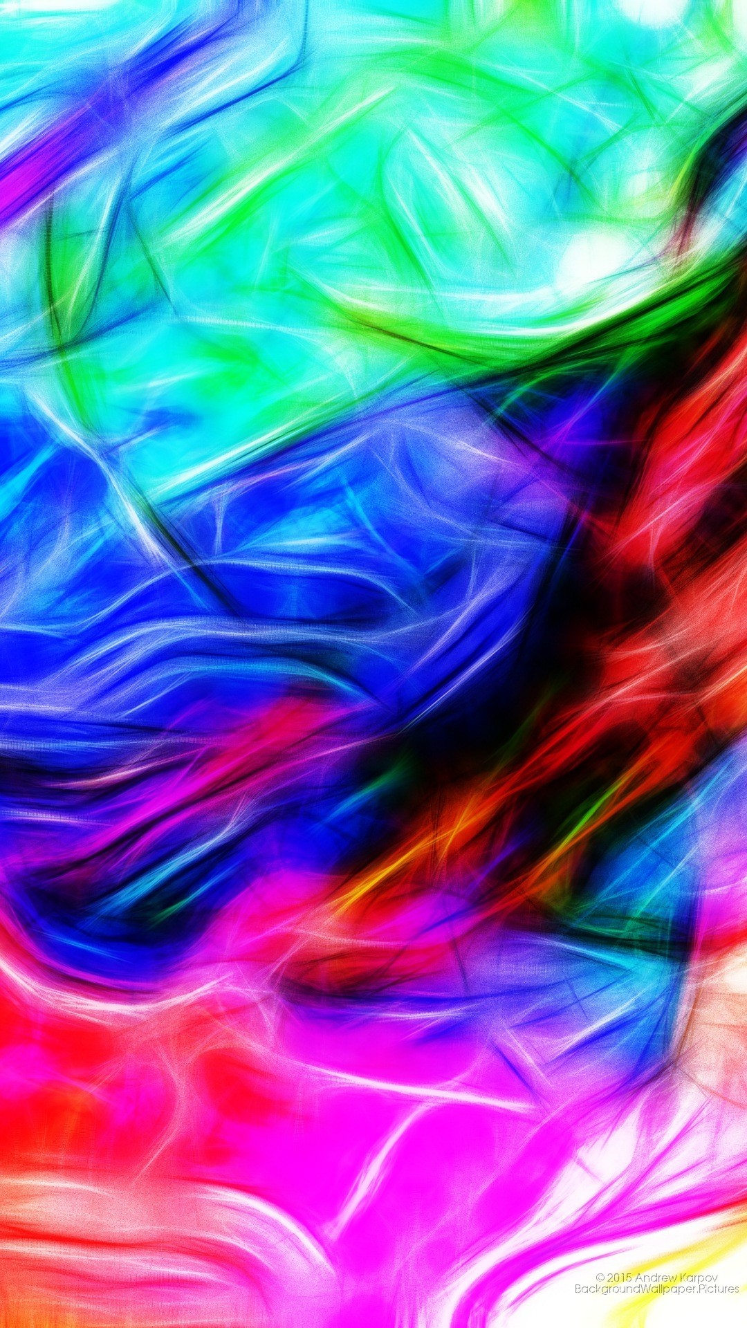 Astratto, Colori vivaci, Arte digitale, Pennellate, sfondo schermata di blocco Asus Zenfone 3