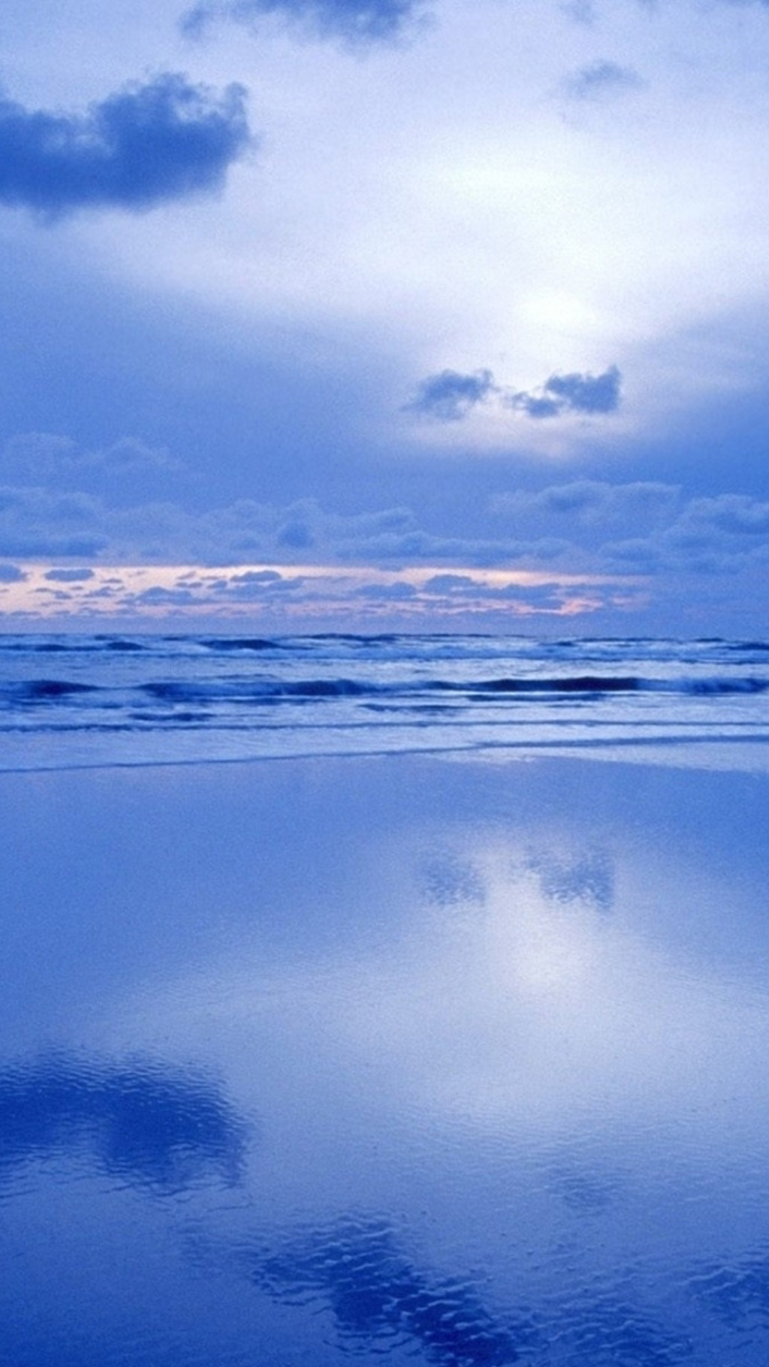Cielo, Riflesso, Mare, Nuvole, sfondo per iPhone e Android