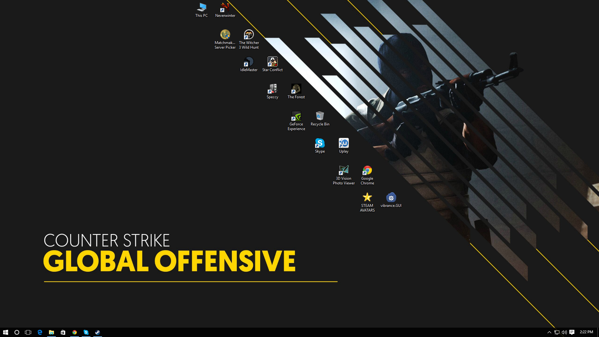 Counter-Strike: Global Offensive, Desktop Windows, Soldato, Giallo, sfondo Full HD per computer